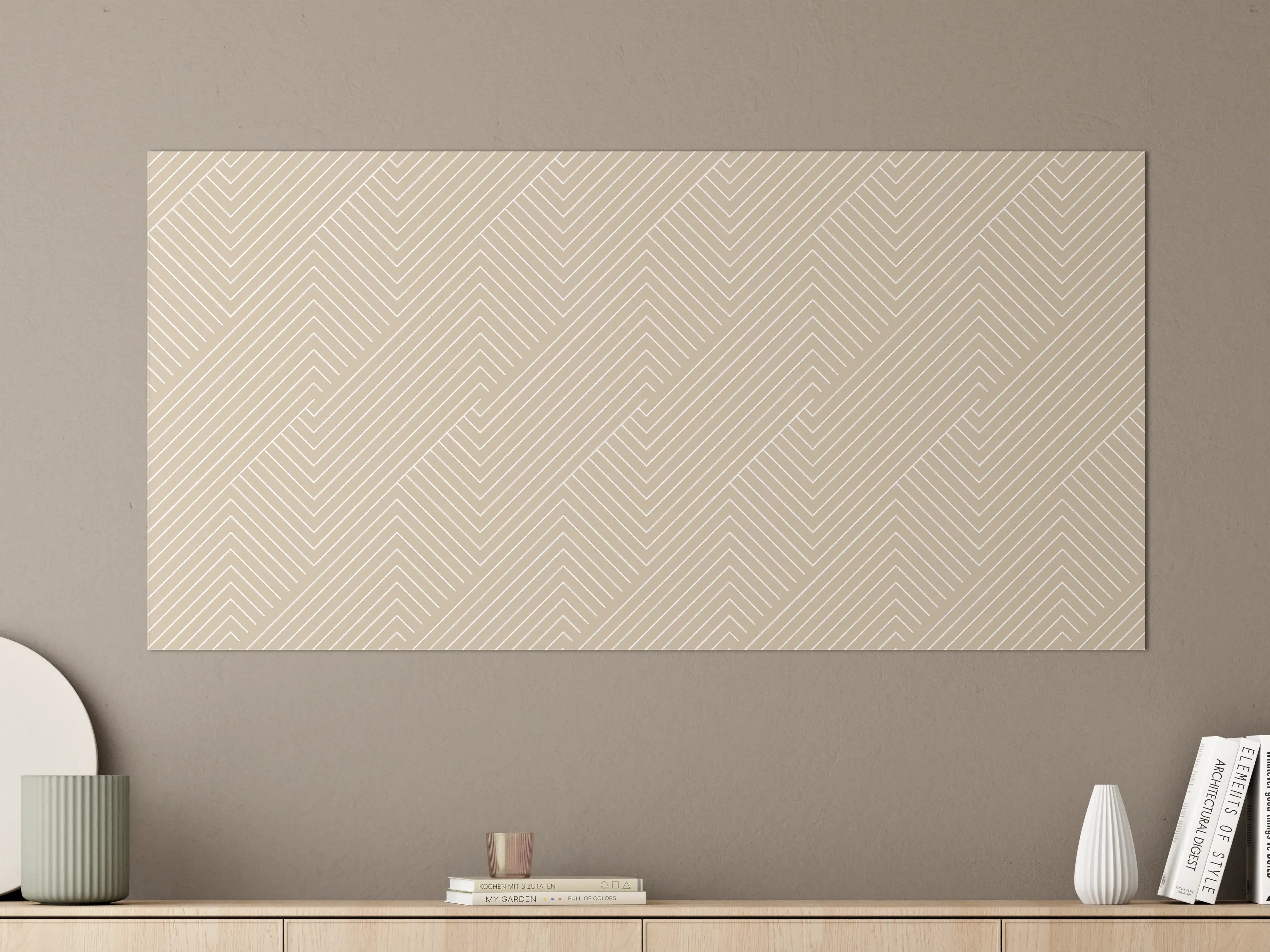 Große Wandbilder - Beige Muster Textur