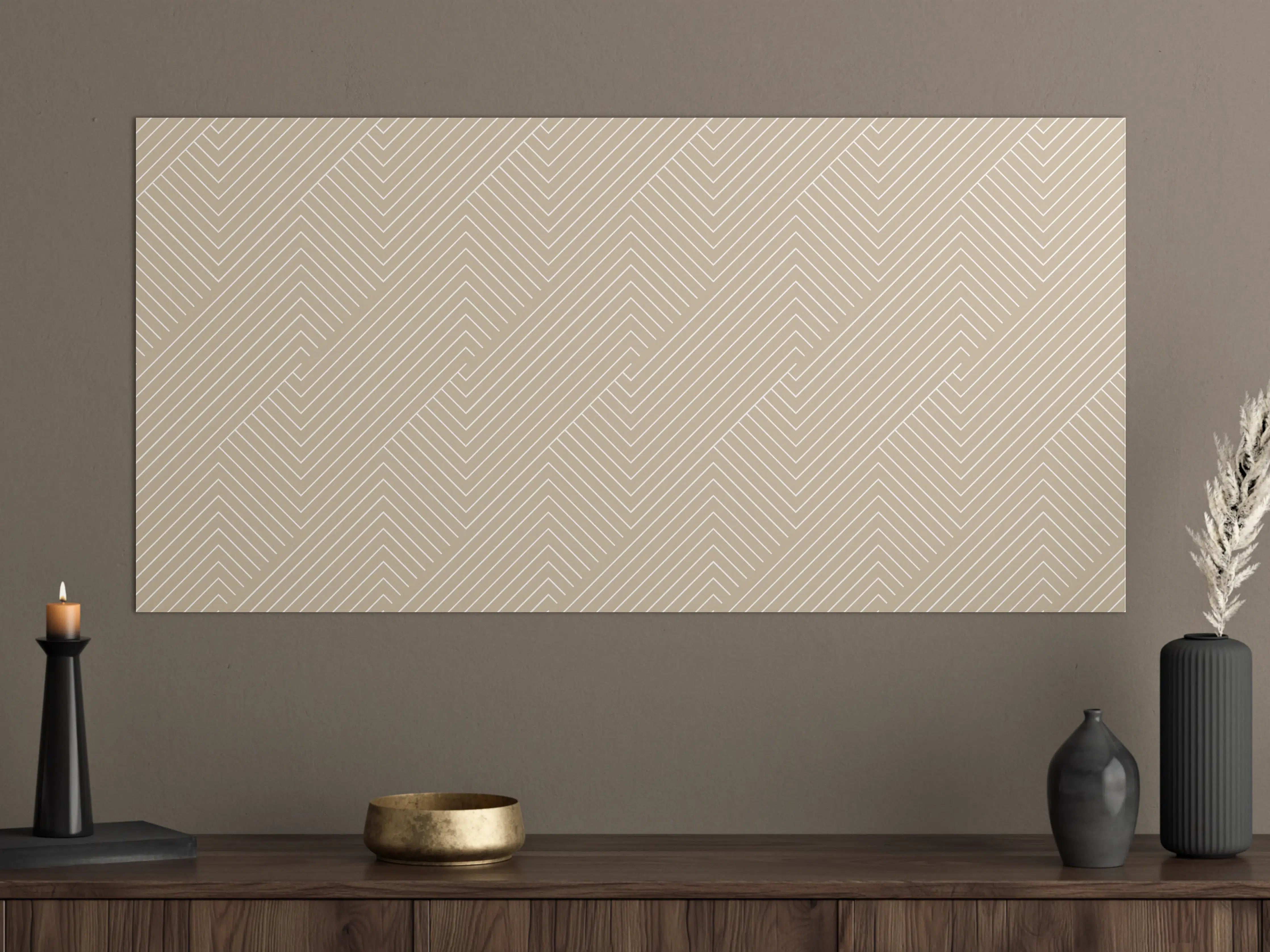Große Wandbilder - Beige Muster Textur
