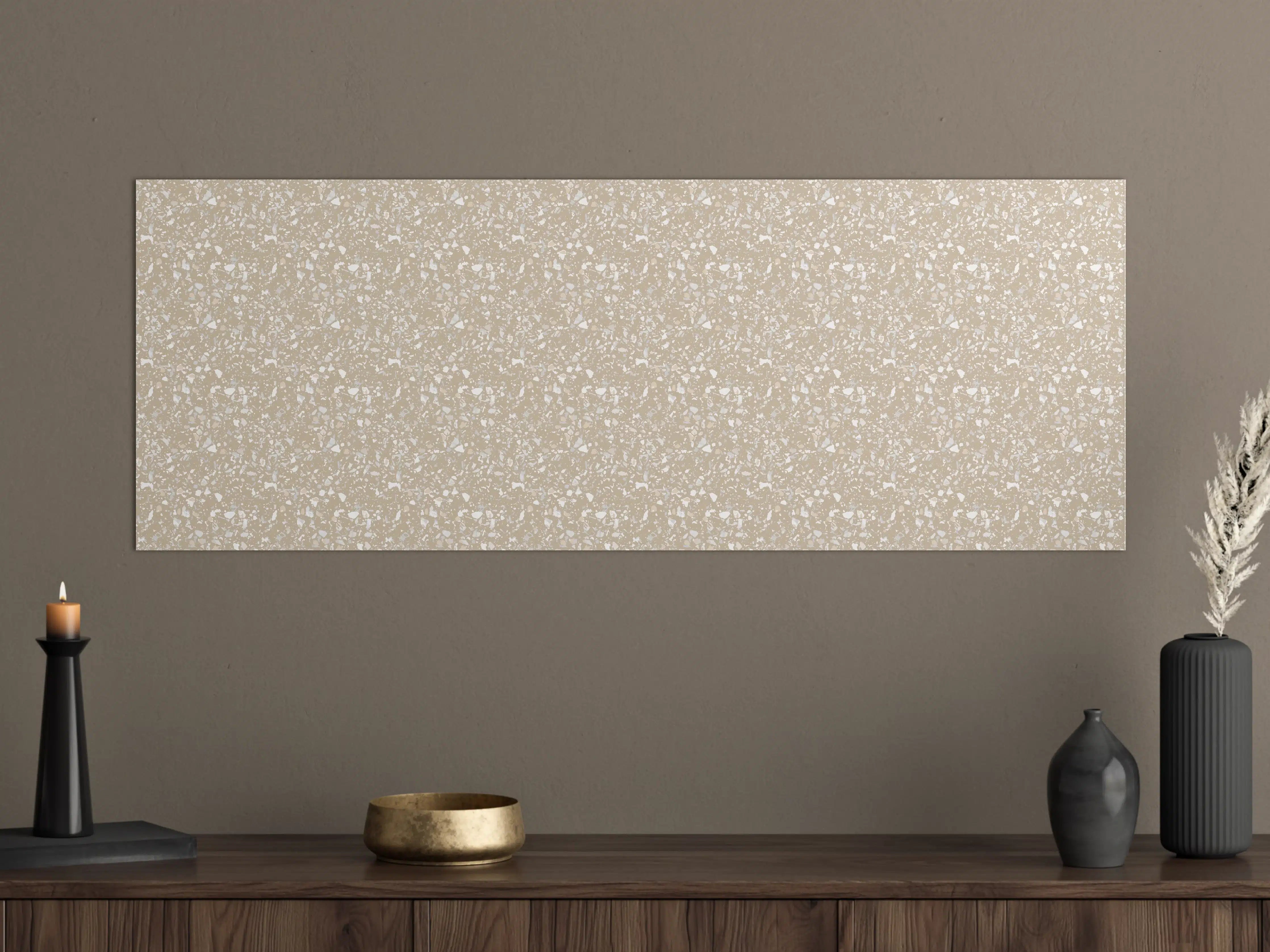 Große Wandbilder - Beige Sand-Textur mit feinen Strukturen