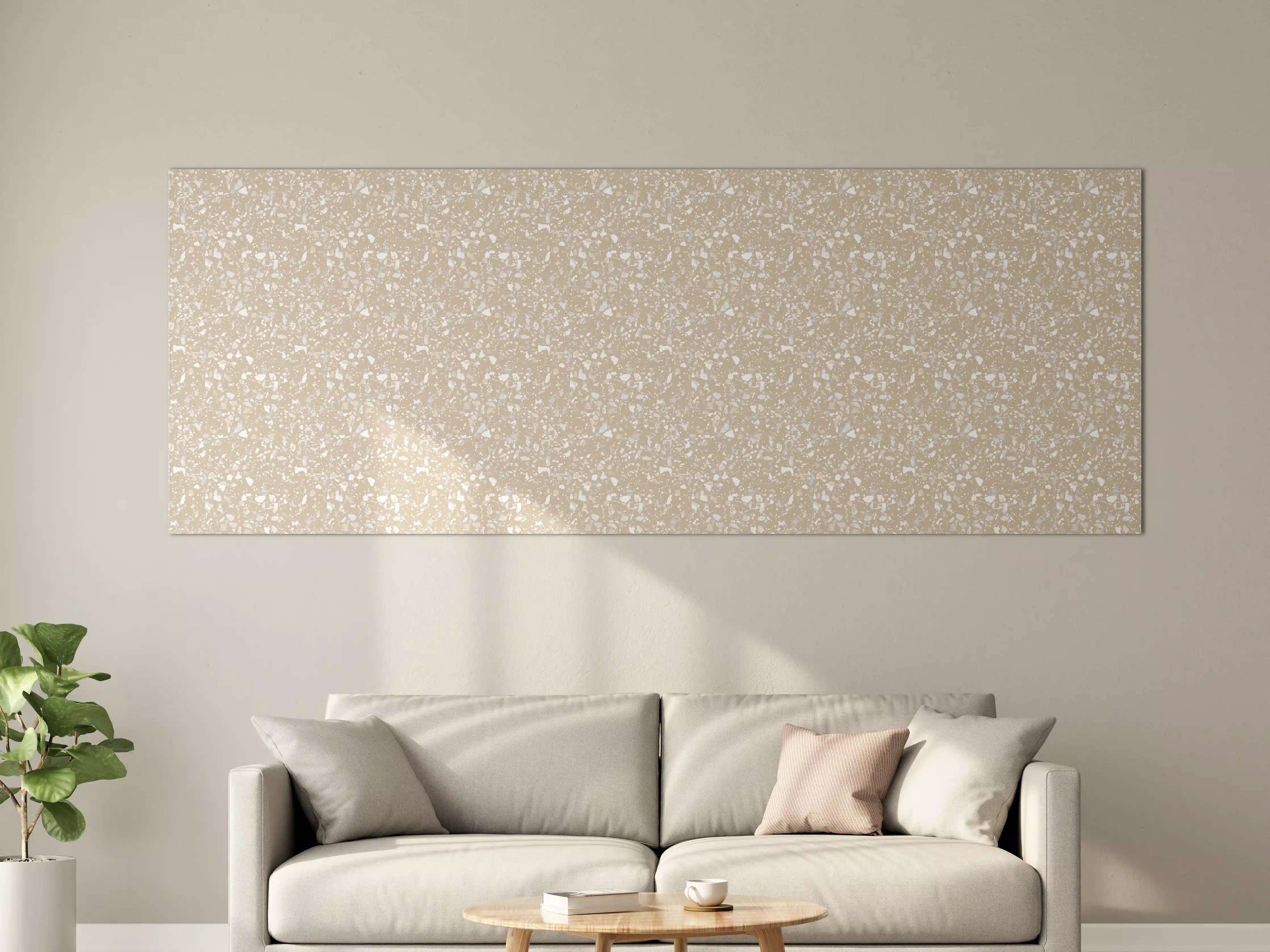 Große Wandbilder - Beige Sand-Textur mit feinen Strukturen