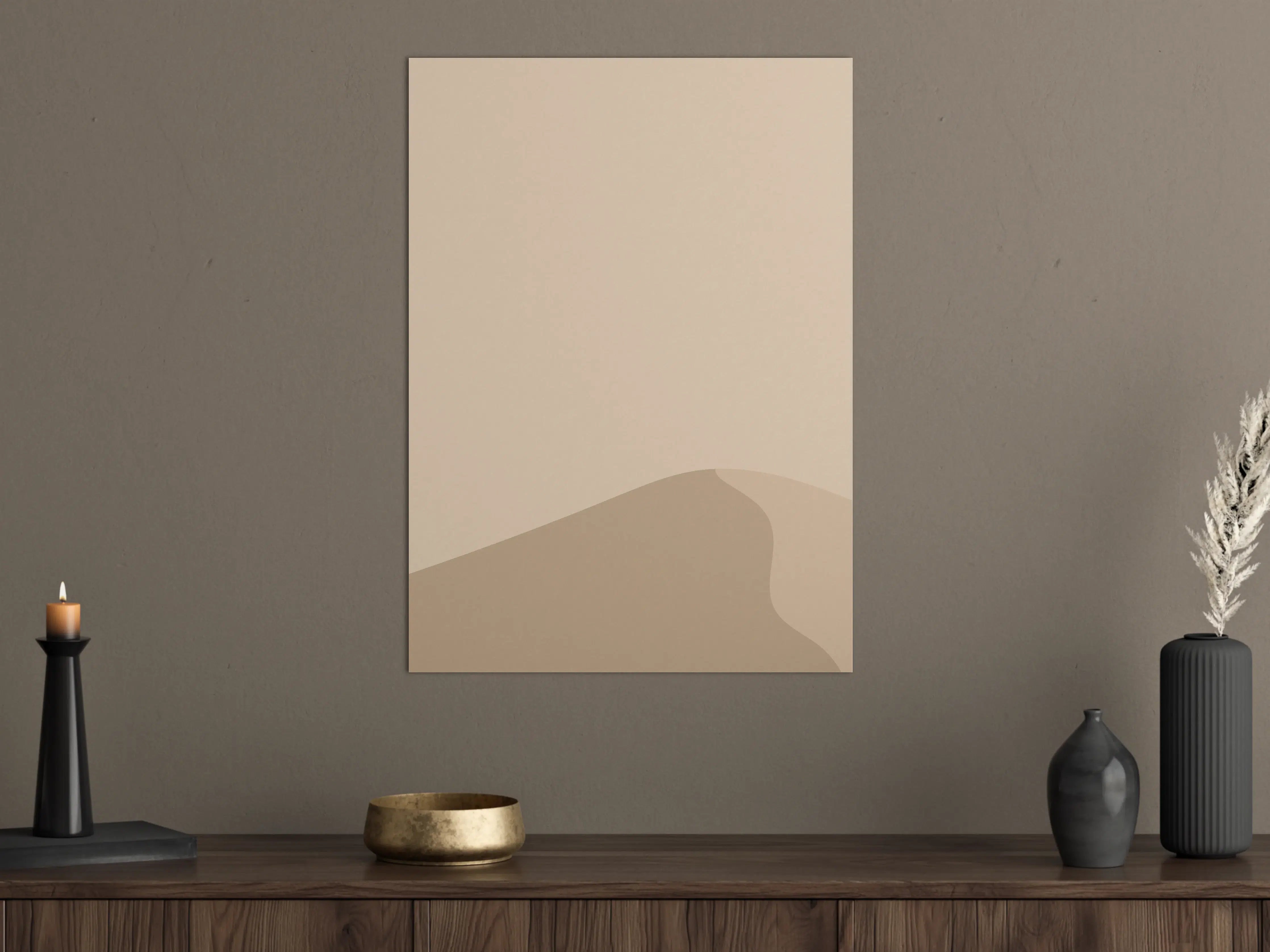 Große Wandbilder - Beige Sanddünen