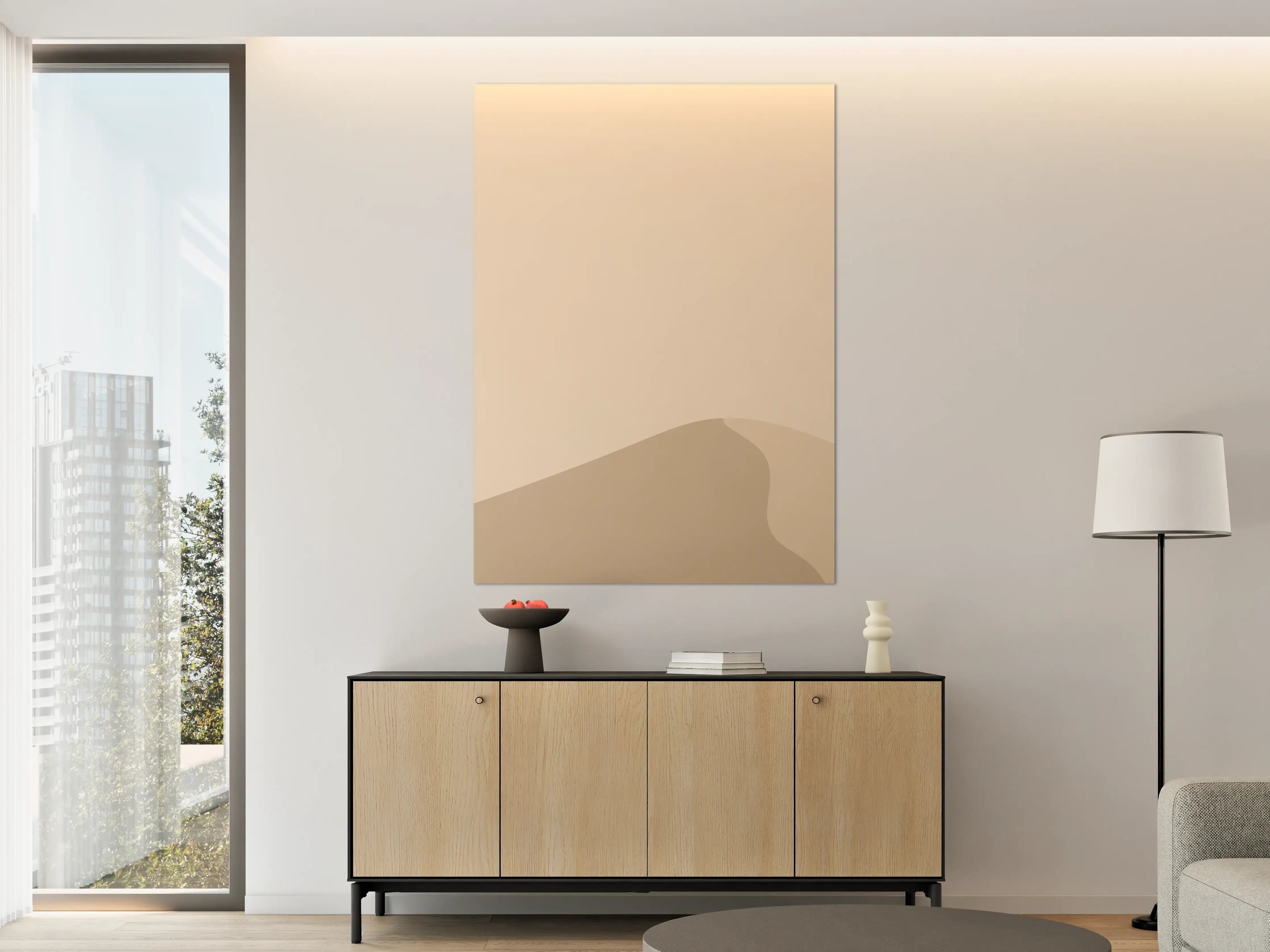 Große Wandbilder - Beige Sanddünen