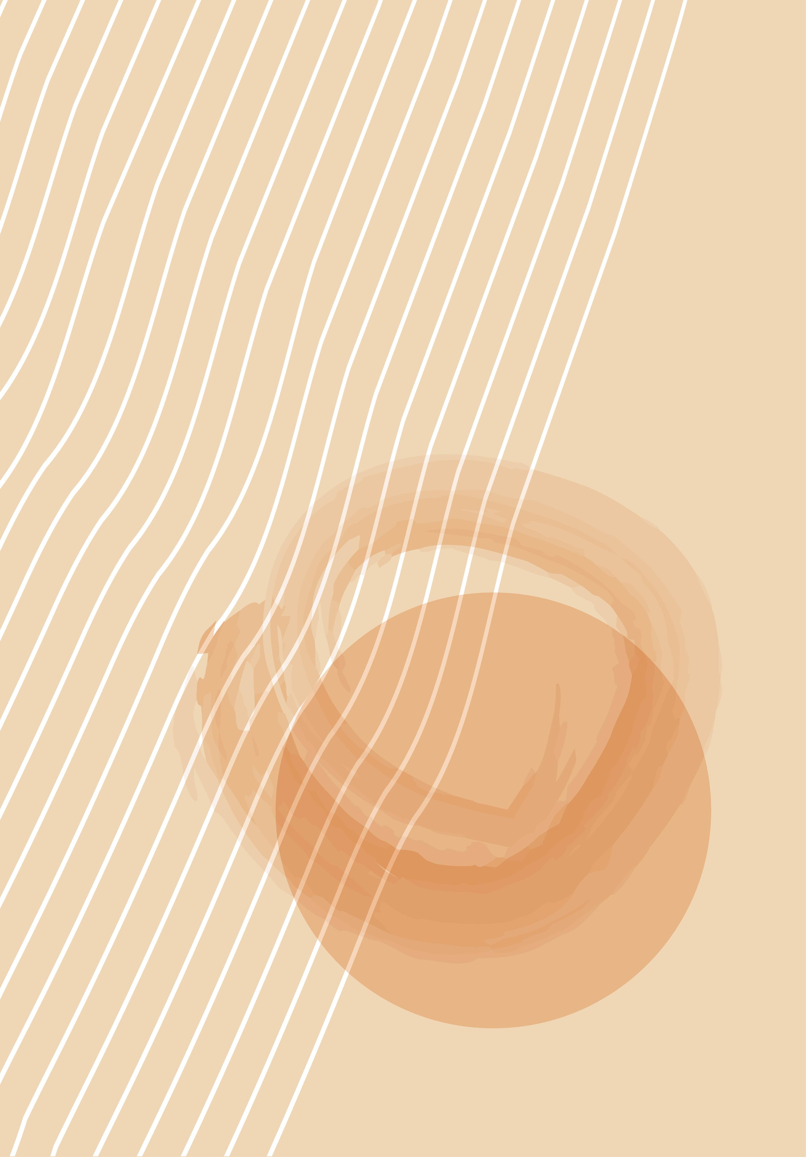 Große Wandbilder-Beige-Waschbeton-Effekt mit weißen Linien