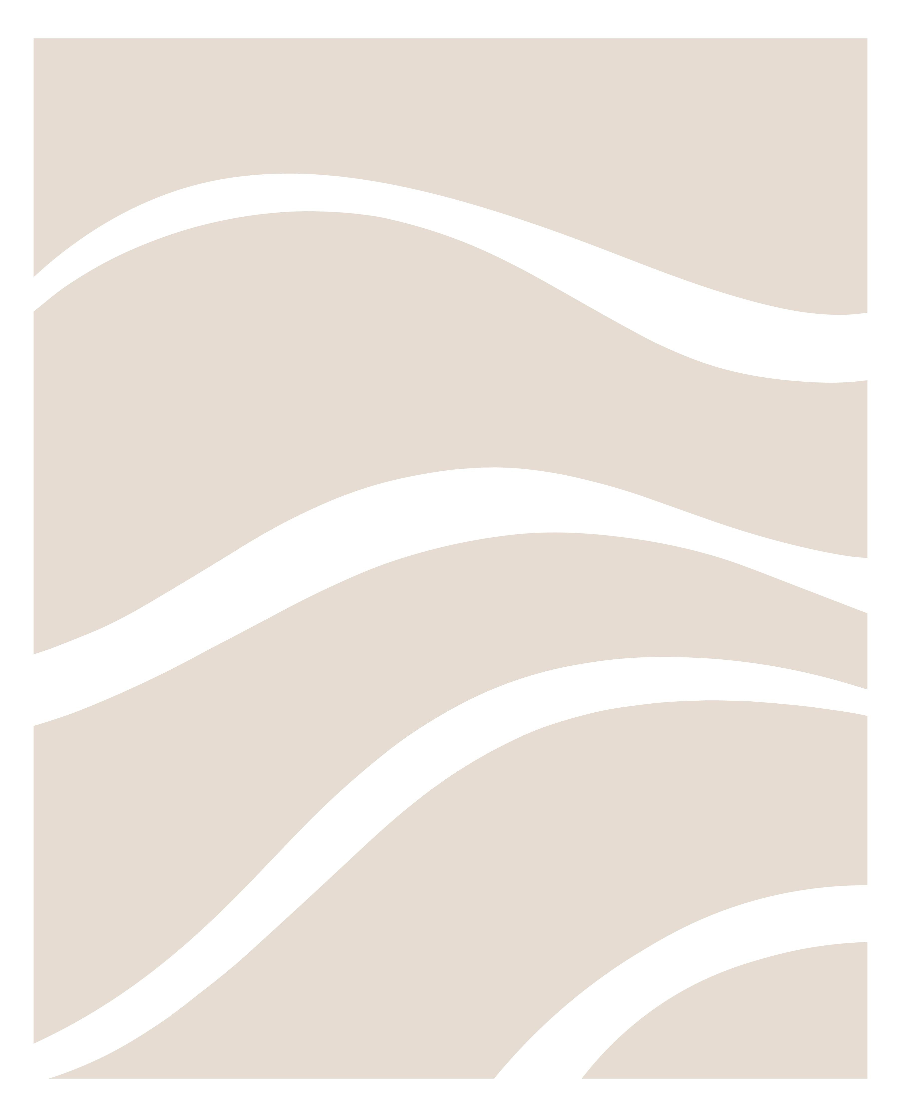 Große Wandbilder-Beige-weiße Wellenmuster Wandbild