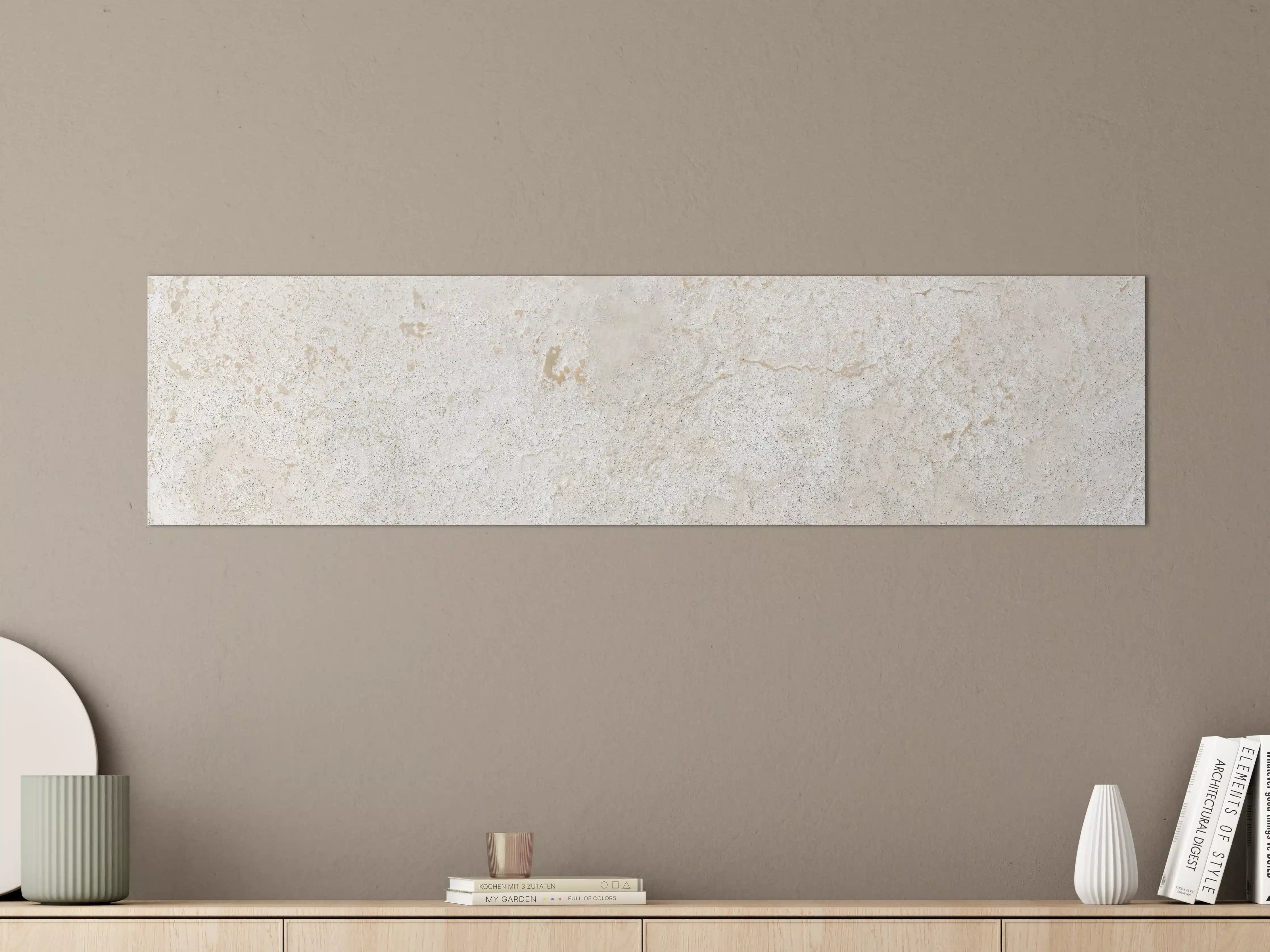 Große Wandbilder - Beiger Kalkstein