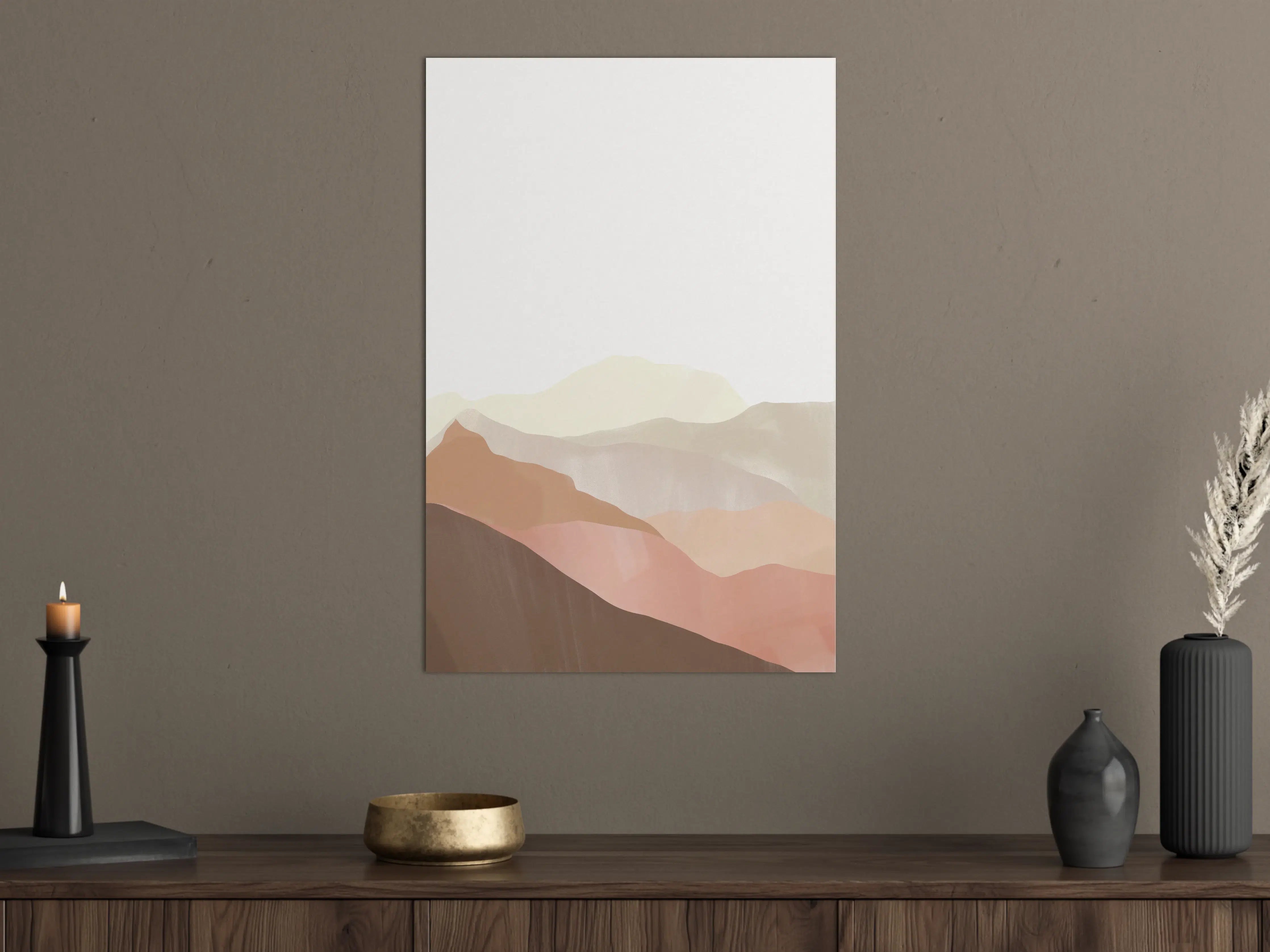 Große Wandbilder - Bergige Landschaft - Gemälde