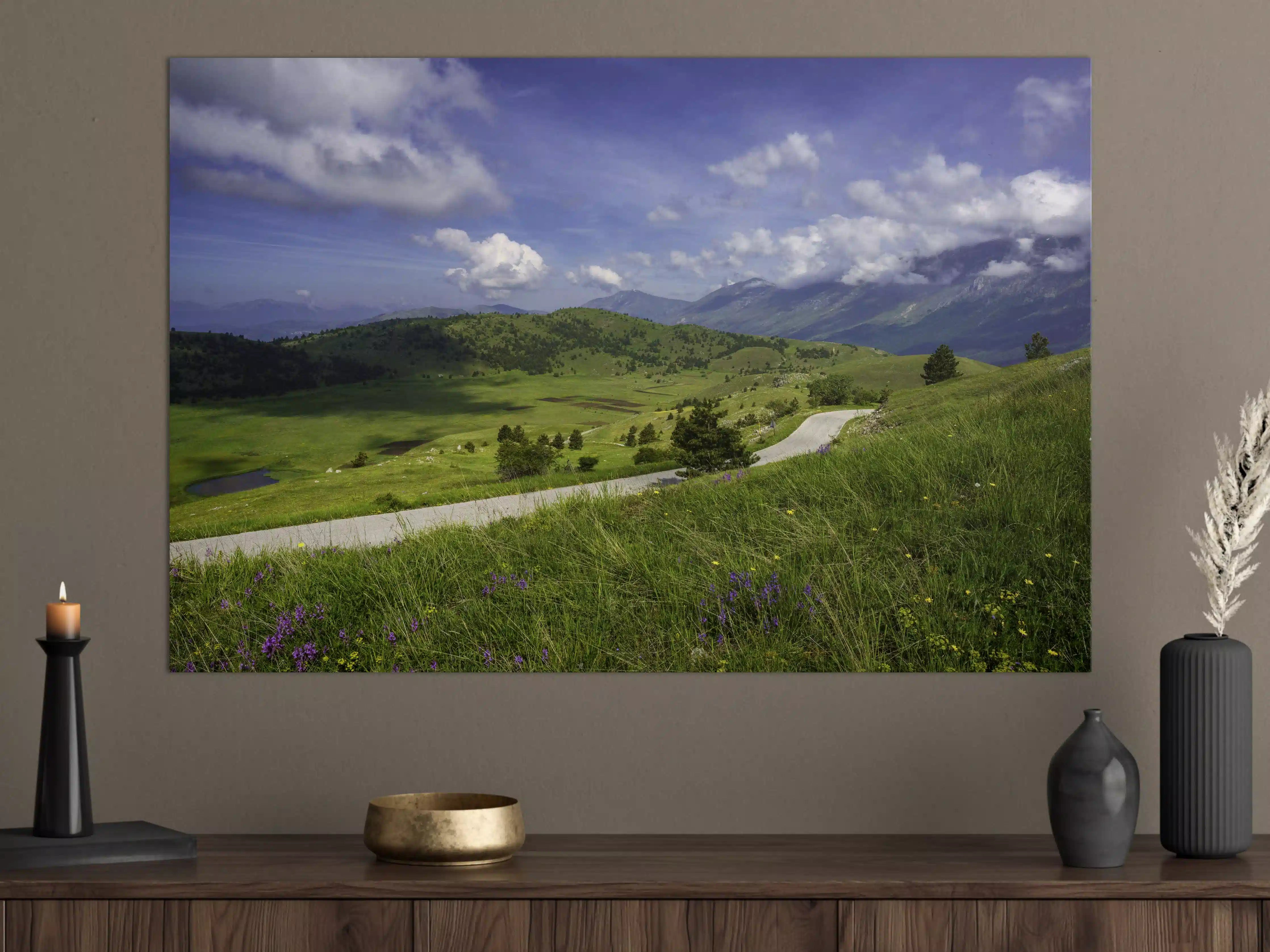 Große Wandbilder - Berglandschaft - Berglandschaft - Naturpark Gran Sasso
