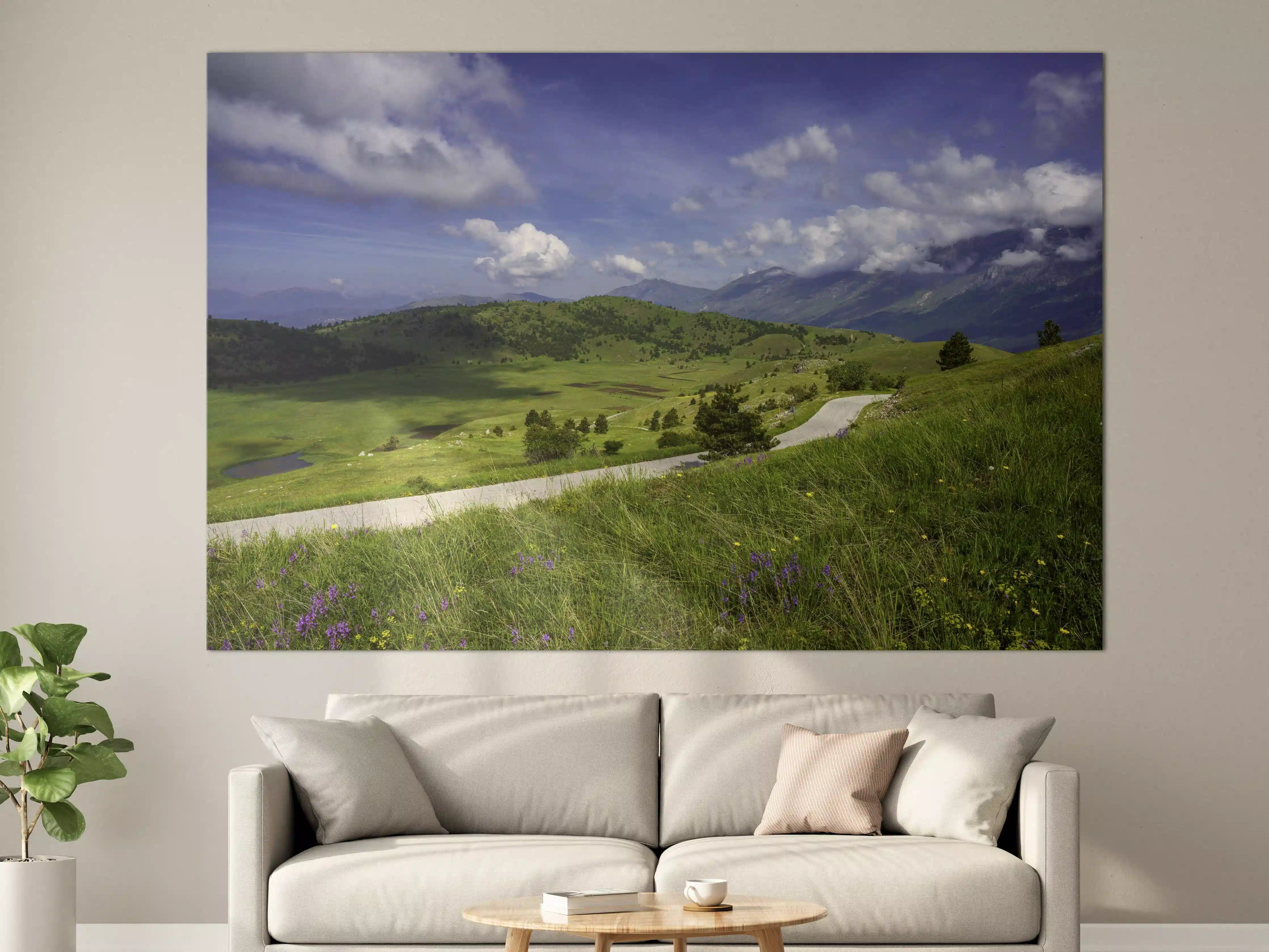 Große Wandbilder - Berglandschaft - Berglandschaft - Naturpark Gran Sasso