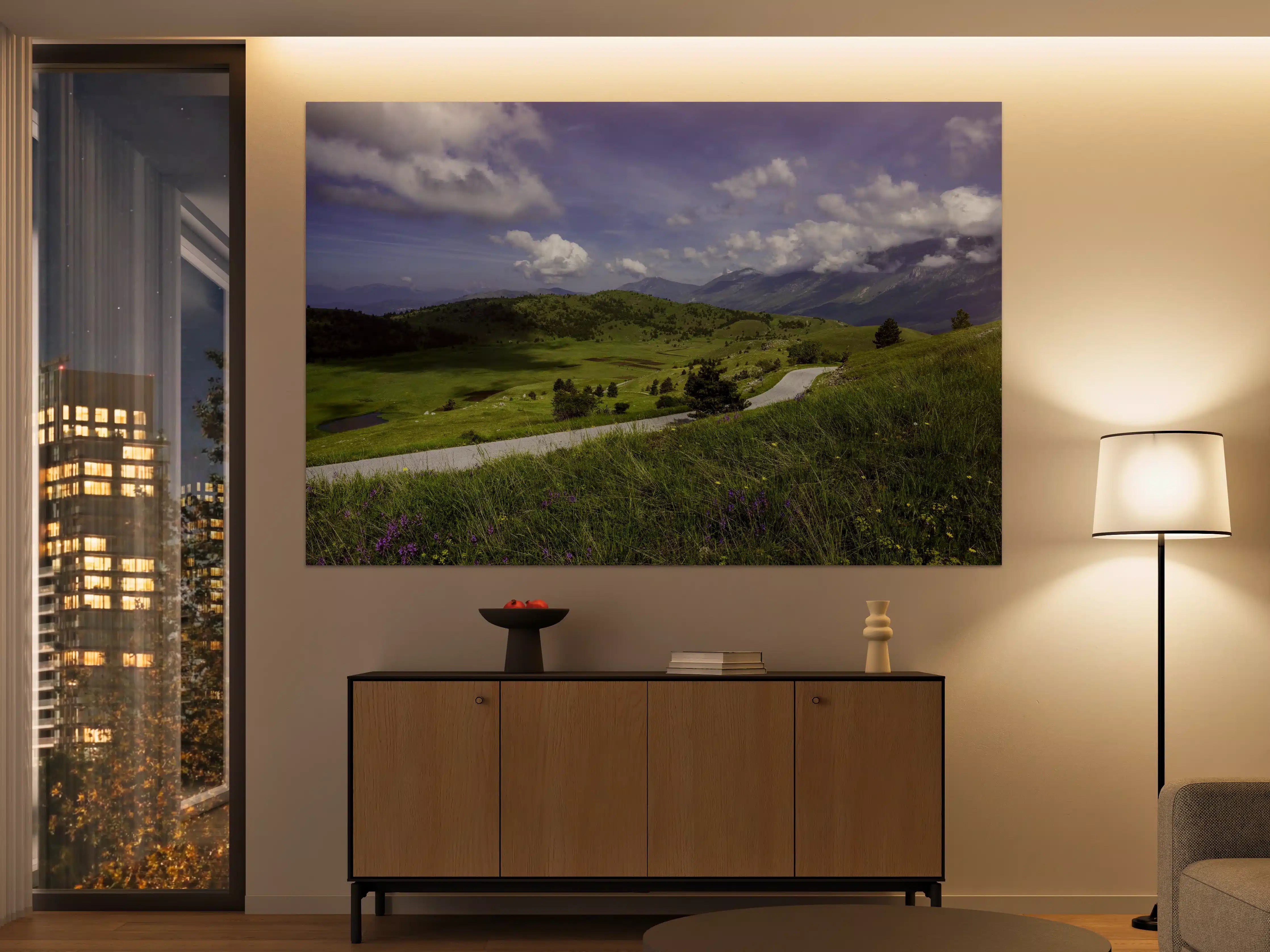 Große Wandbilder - Berglandschaft - Berglandschaft - Naturpark Gran Sasso