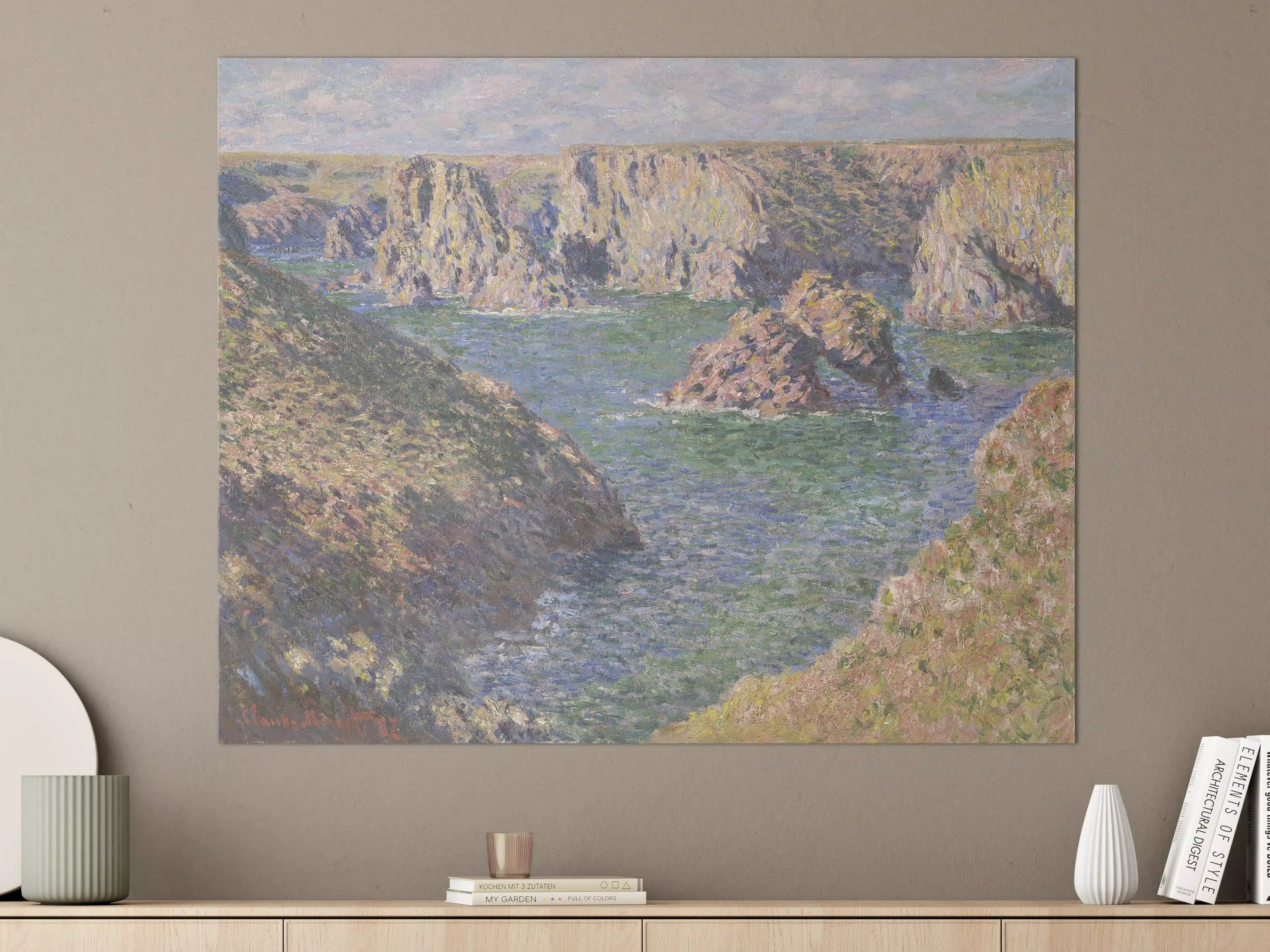 Große Wandbilder - Berglandschaft am Fluss