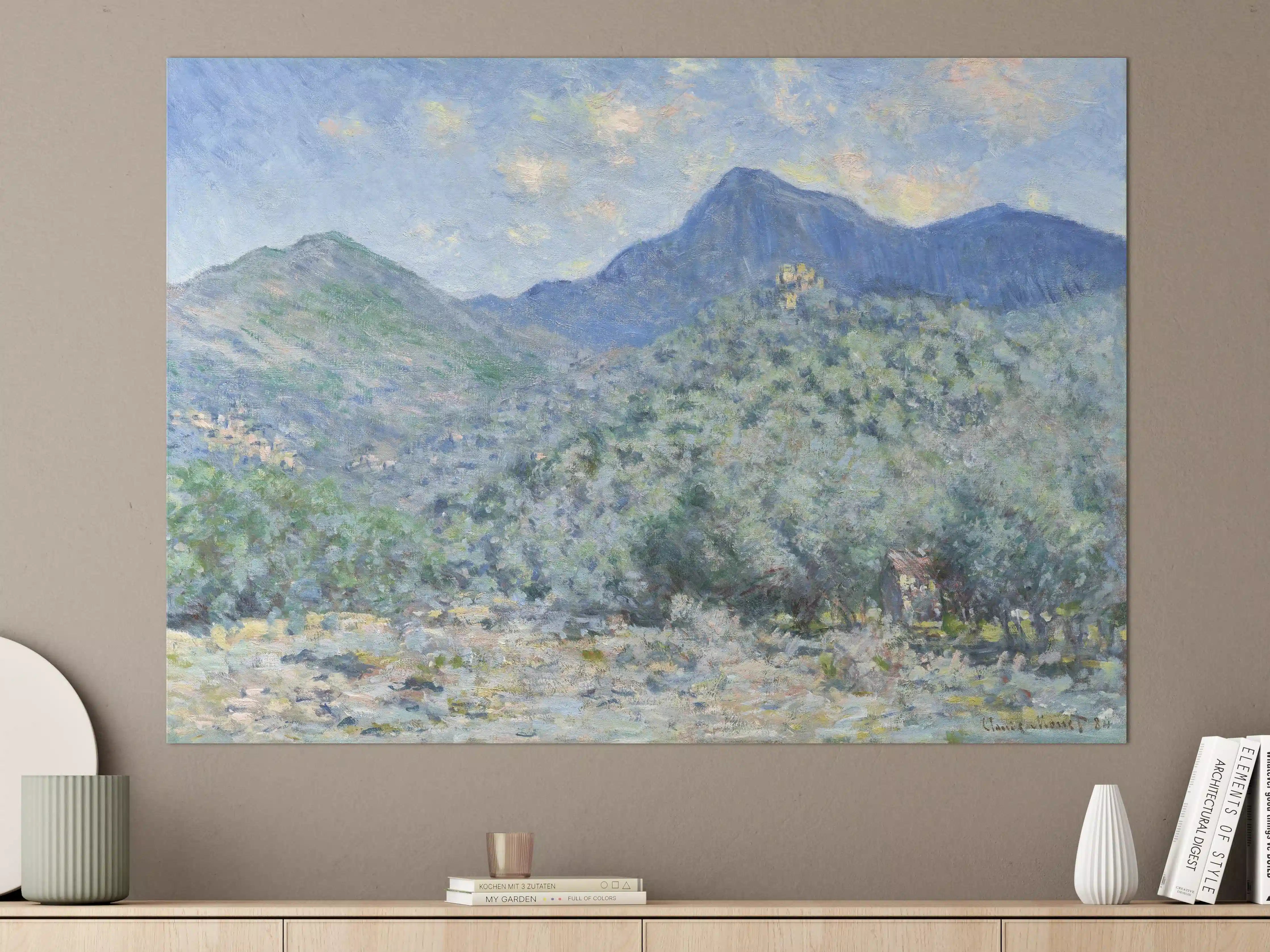 Große Wandbilder - Berglandschaft im impressionistischen Stil