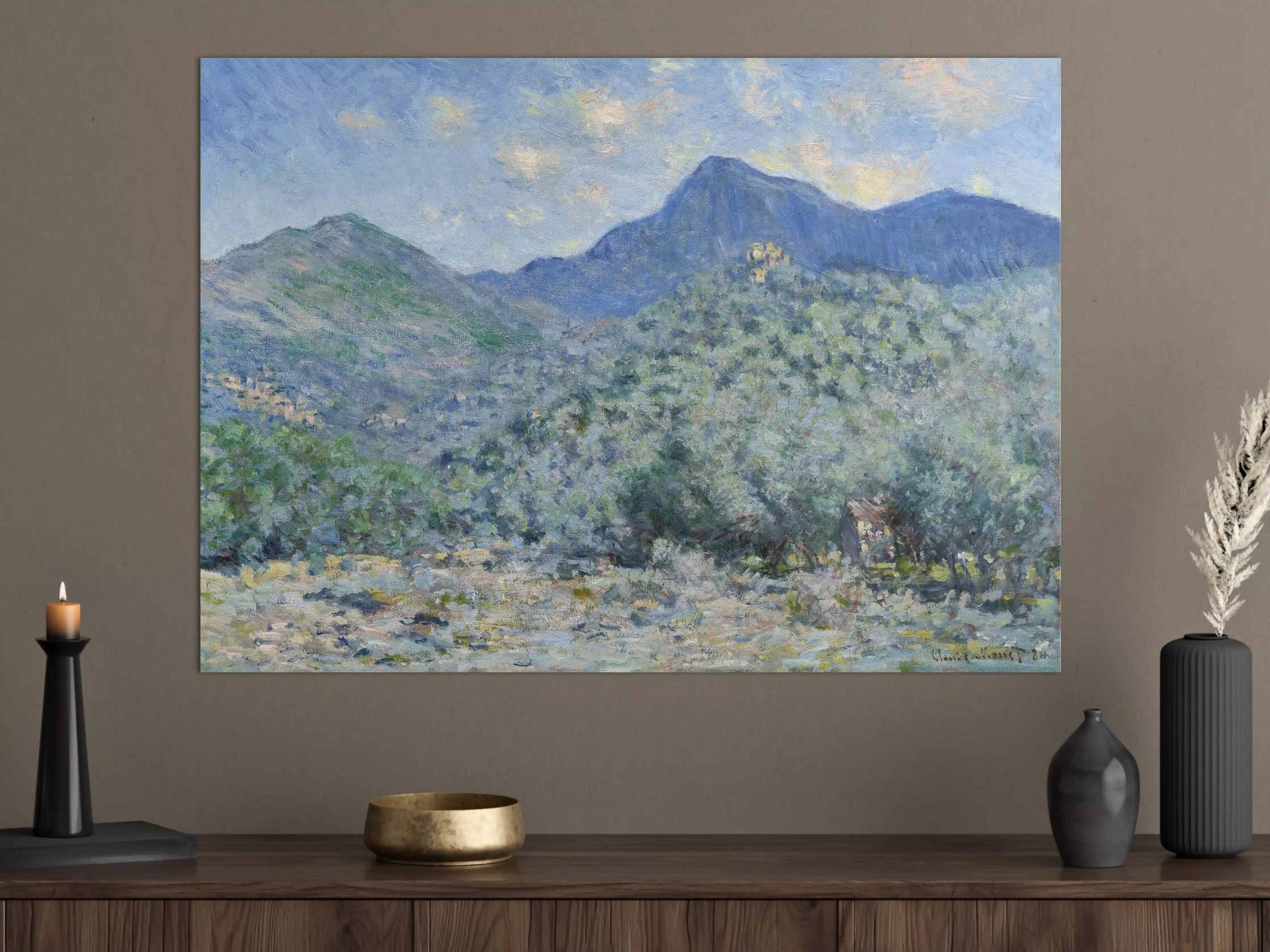 Große Wandbilder - Berglandschaft im impressionistischen Stil