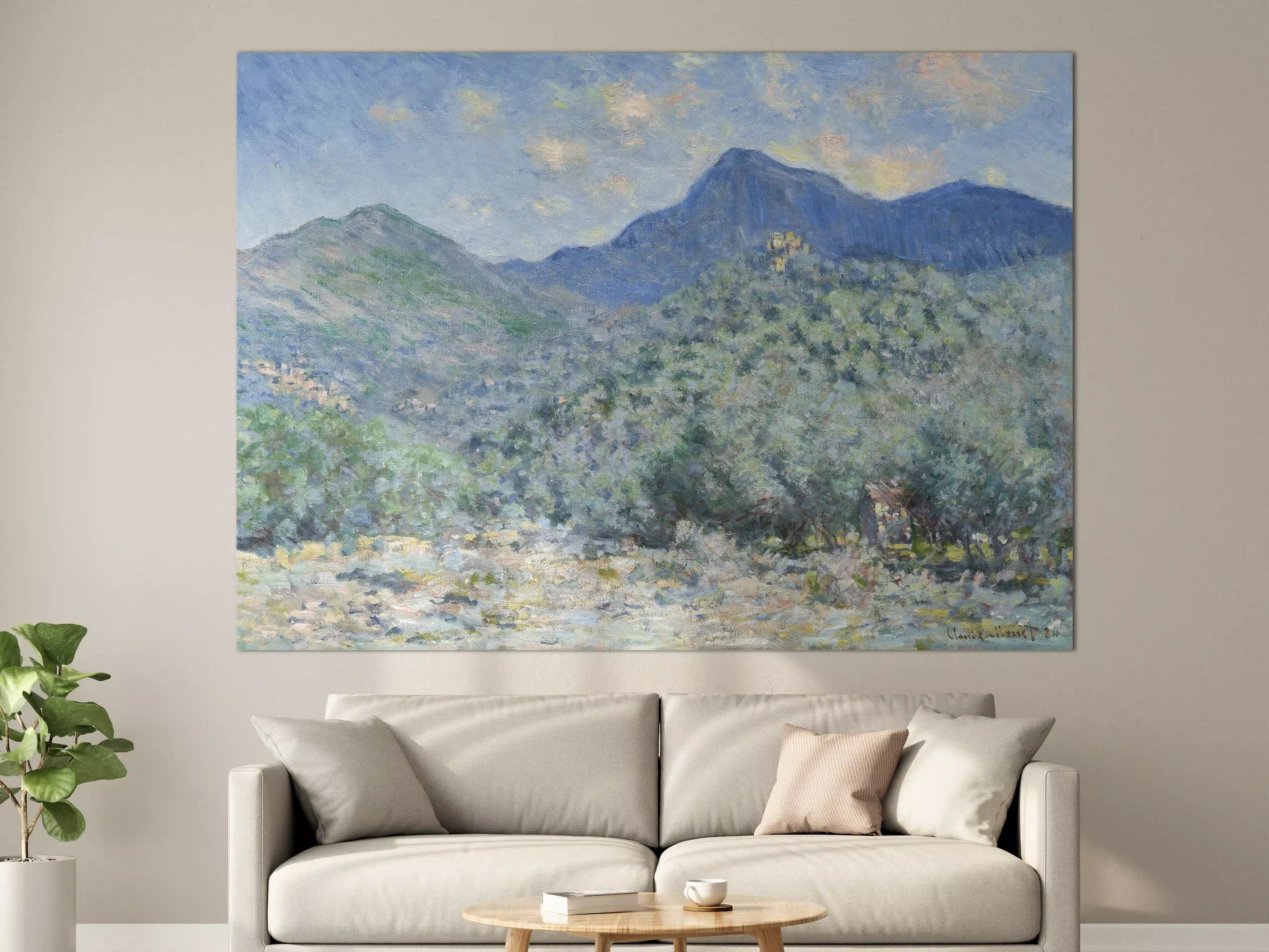 Große Wandbilder - Berglandschaft im impressionistischen Stil