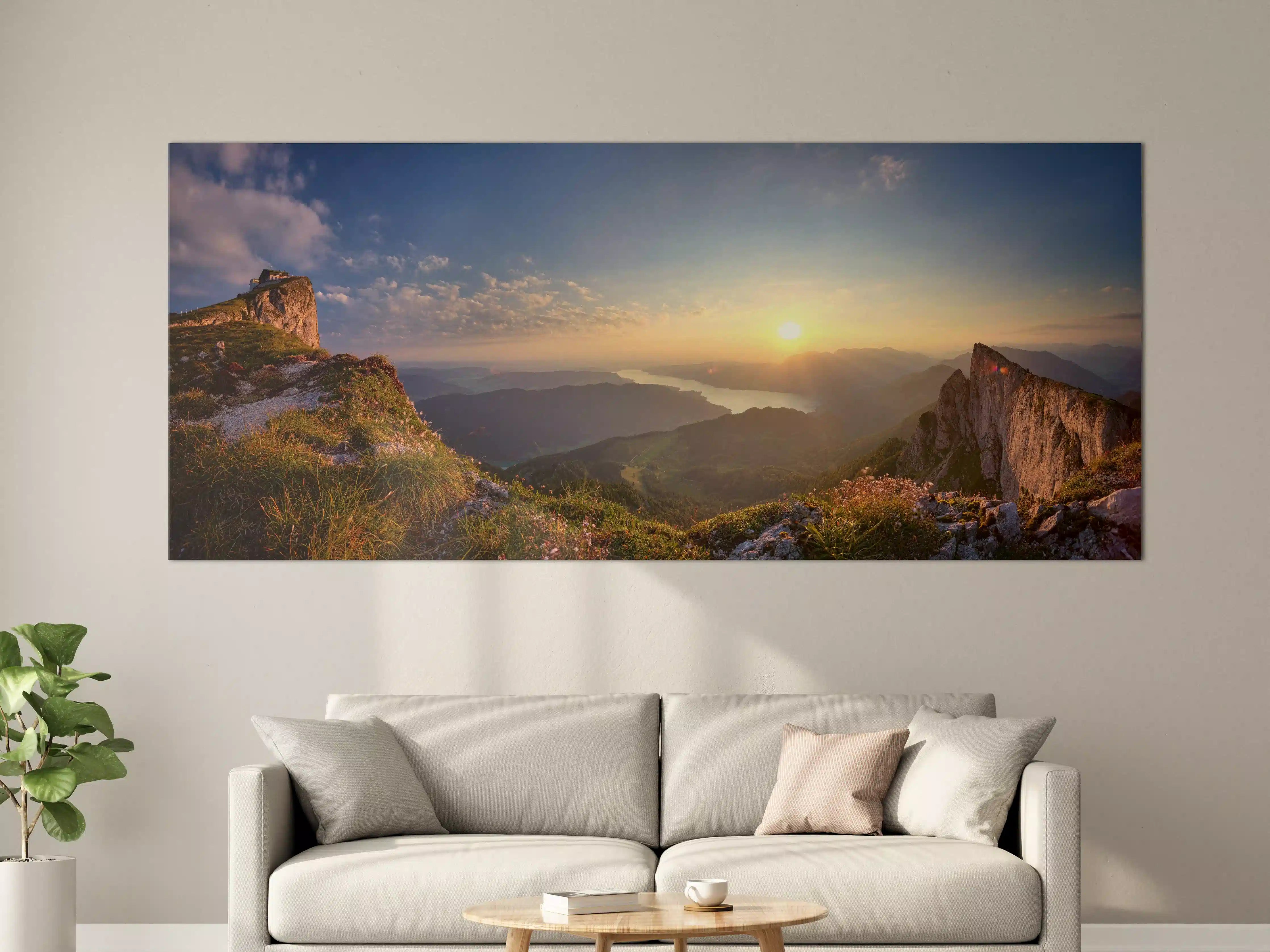 Große Wandbilder - Berglandschafts Panorama