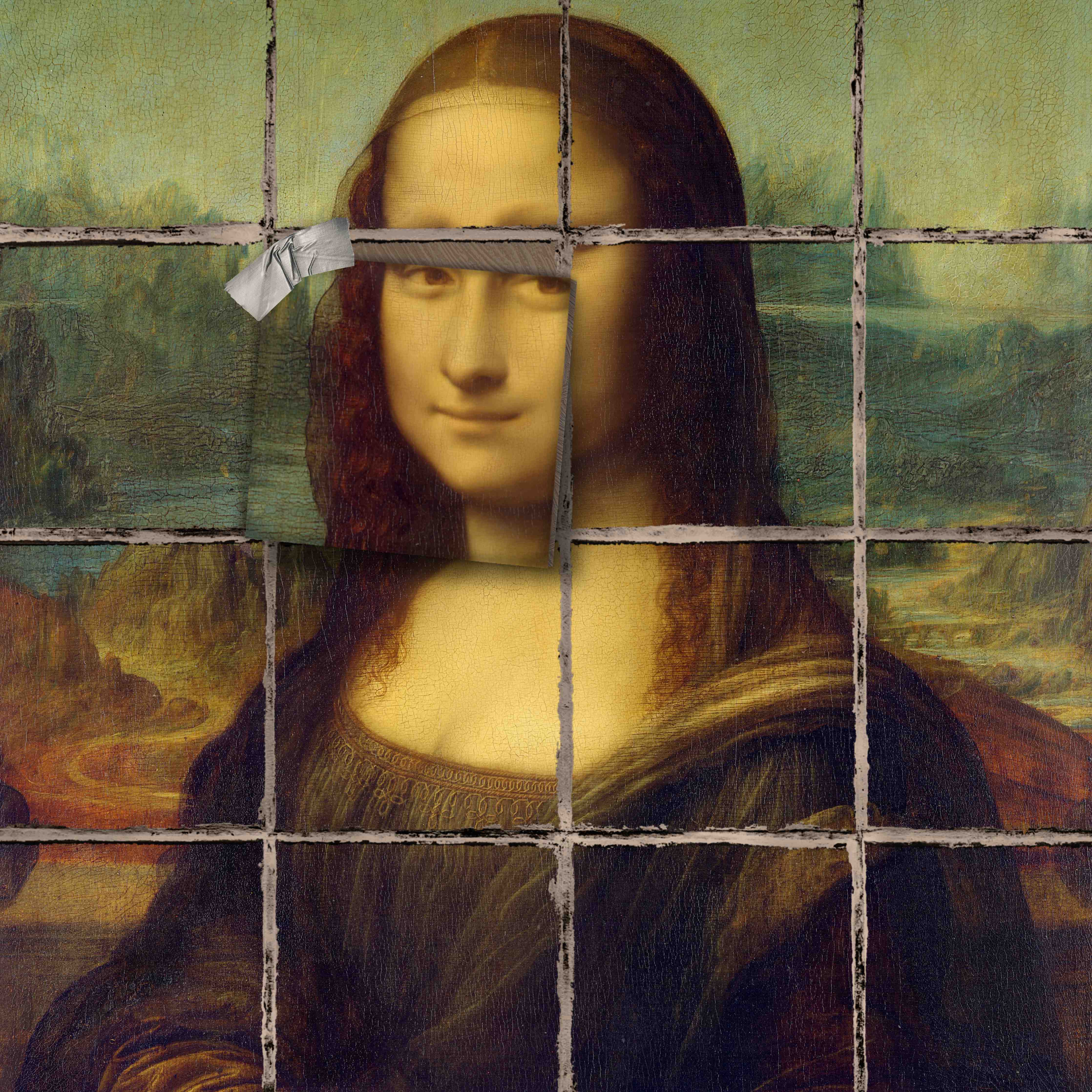 Große Wandbilder-Berühmtes Kunstwerk mit moderner Interpretation