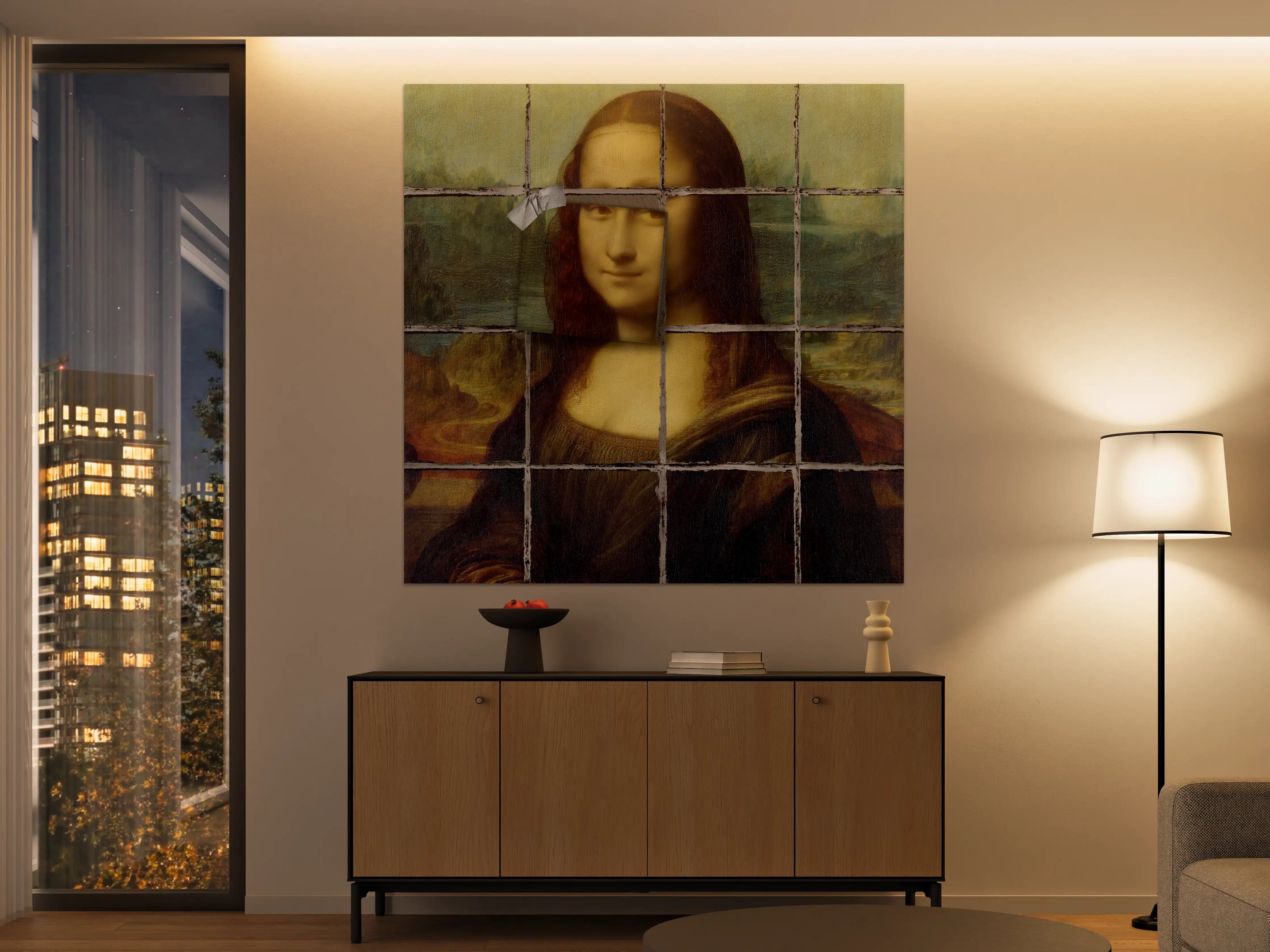 Große Wandbilder - Berühmtes Kunstwerk mit moderner Interpretation