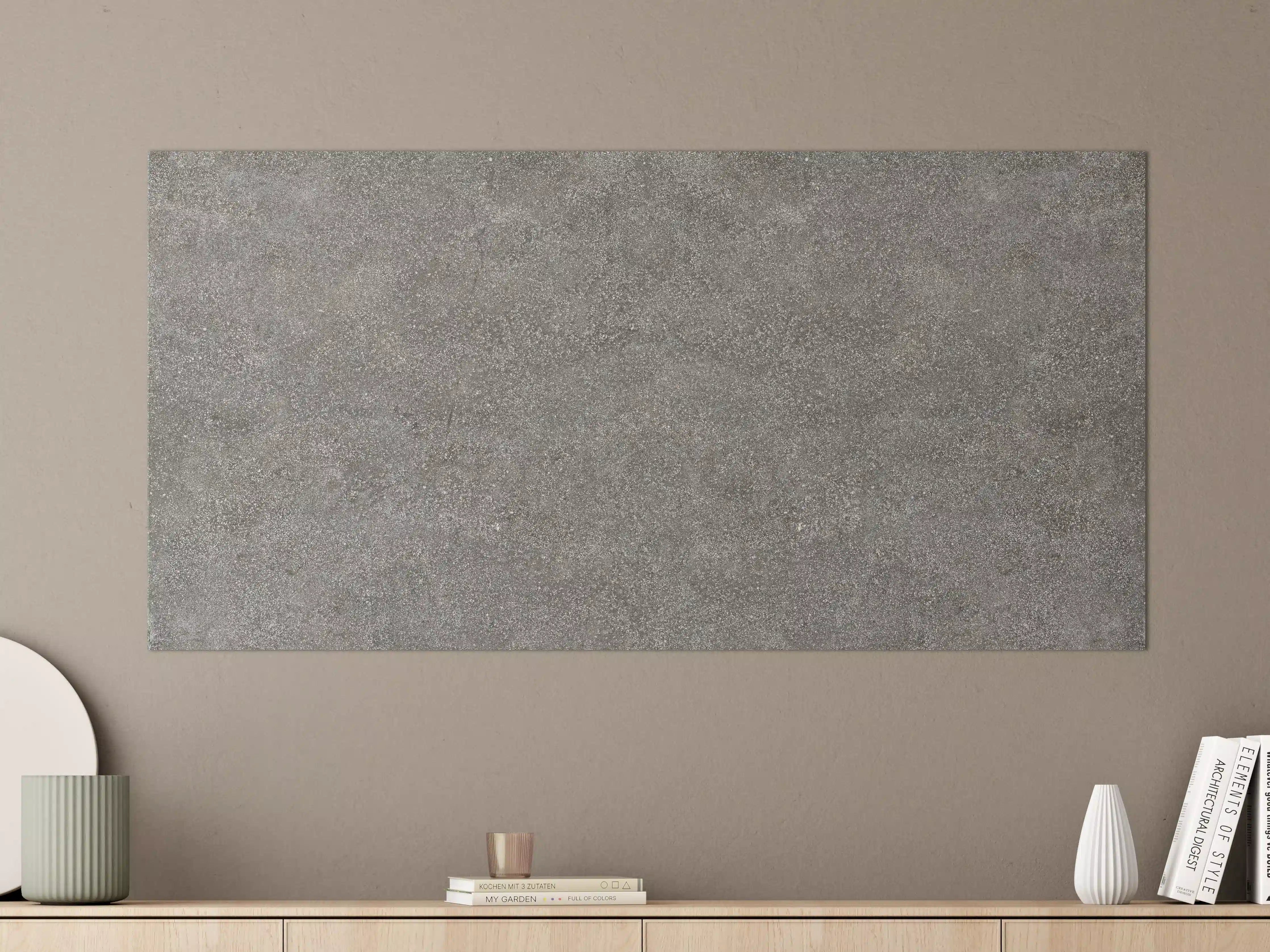 Große Wandbilder - Betonwand Textur mit Grau- und Sandtönen