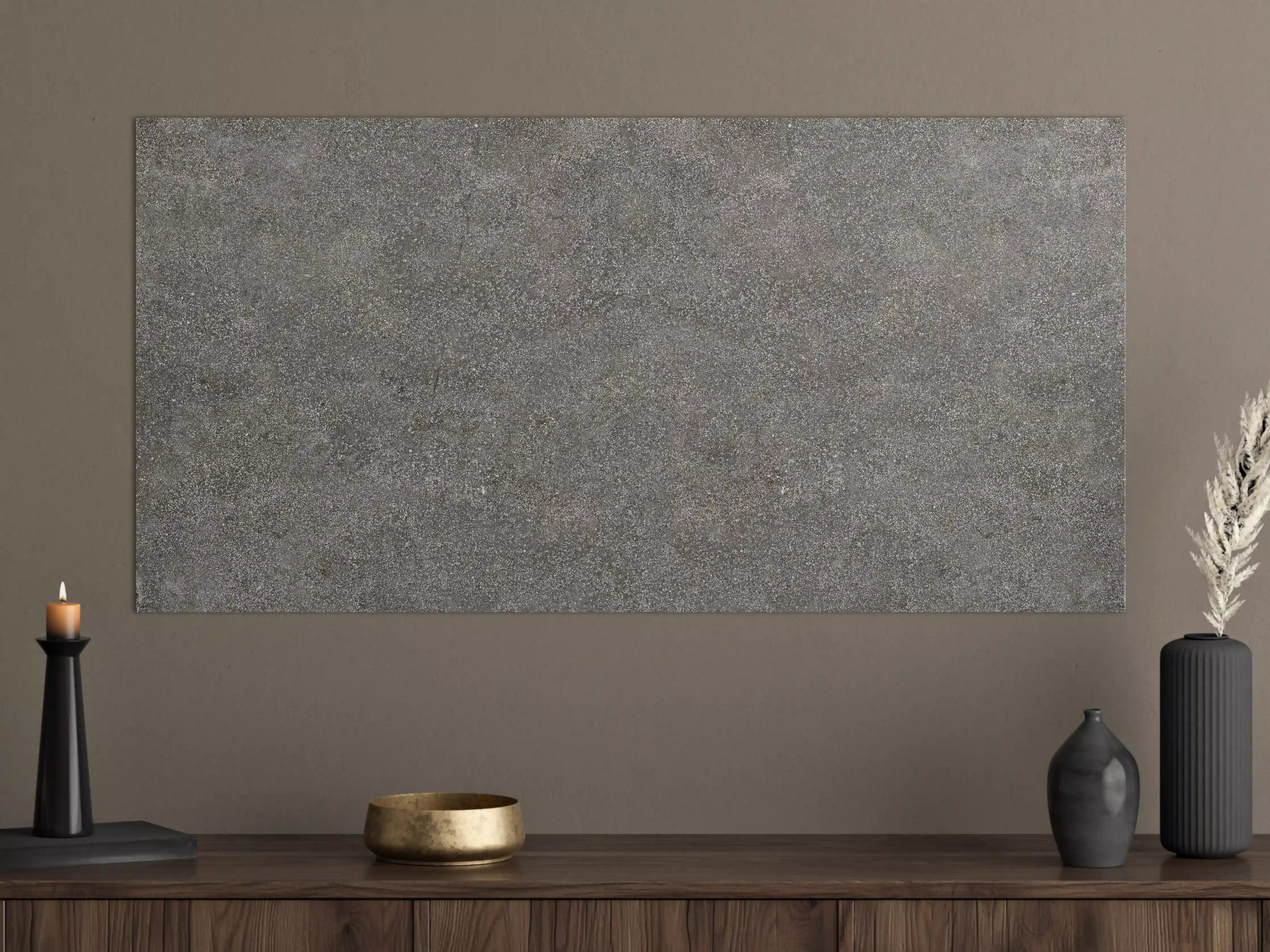 Große Wandbilder - Betonwand Textur mit Grau- und Sandtönen