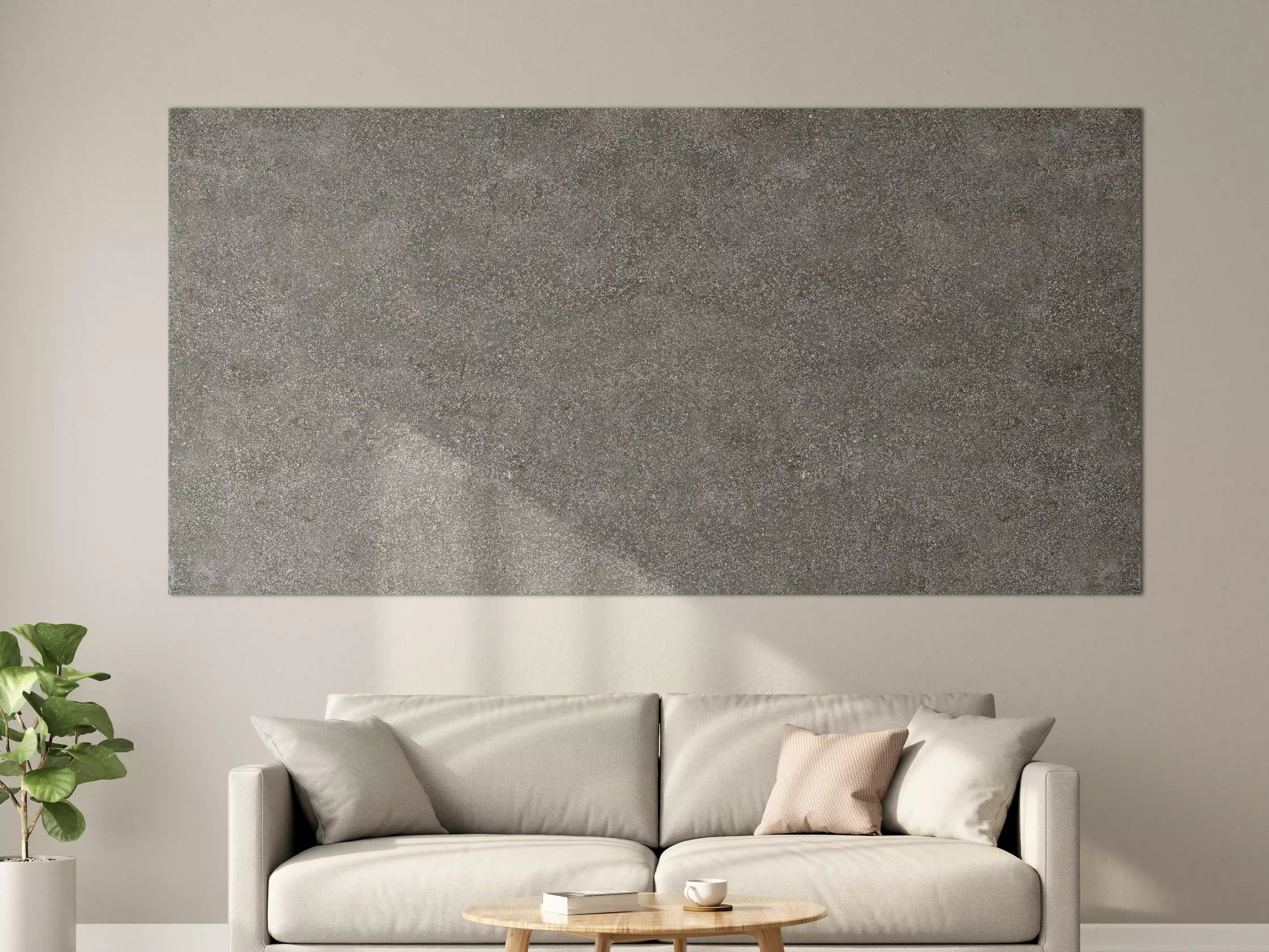 Große Wandbilder - Betonwand Textur mit Grau- und Sandtönen