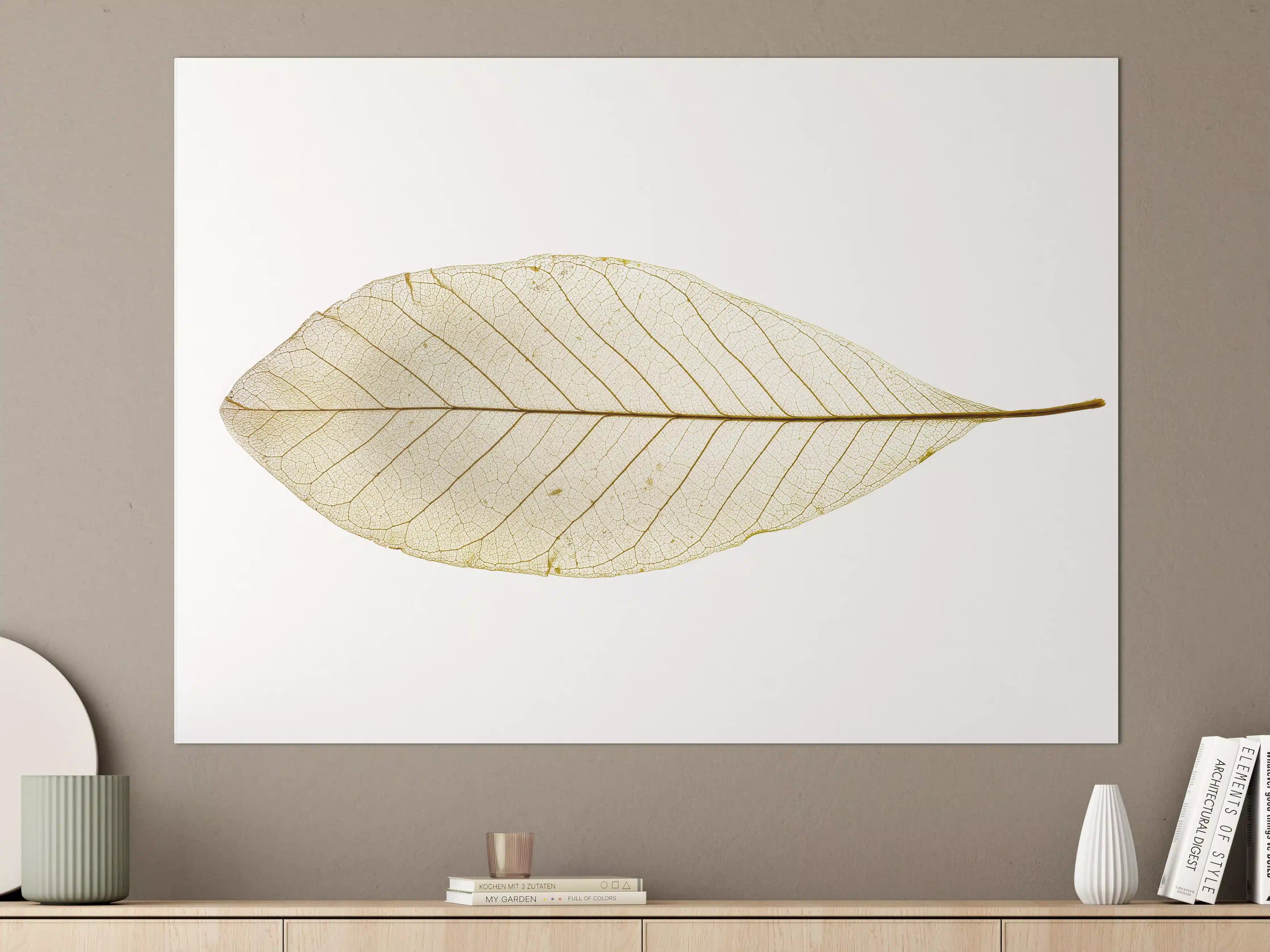 Große Wandbilder - Blatt-Textur-Muster