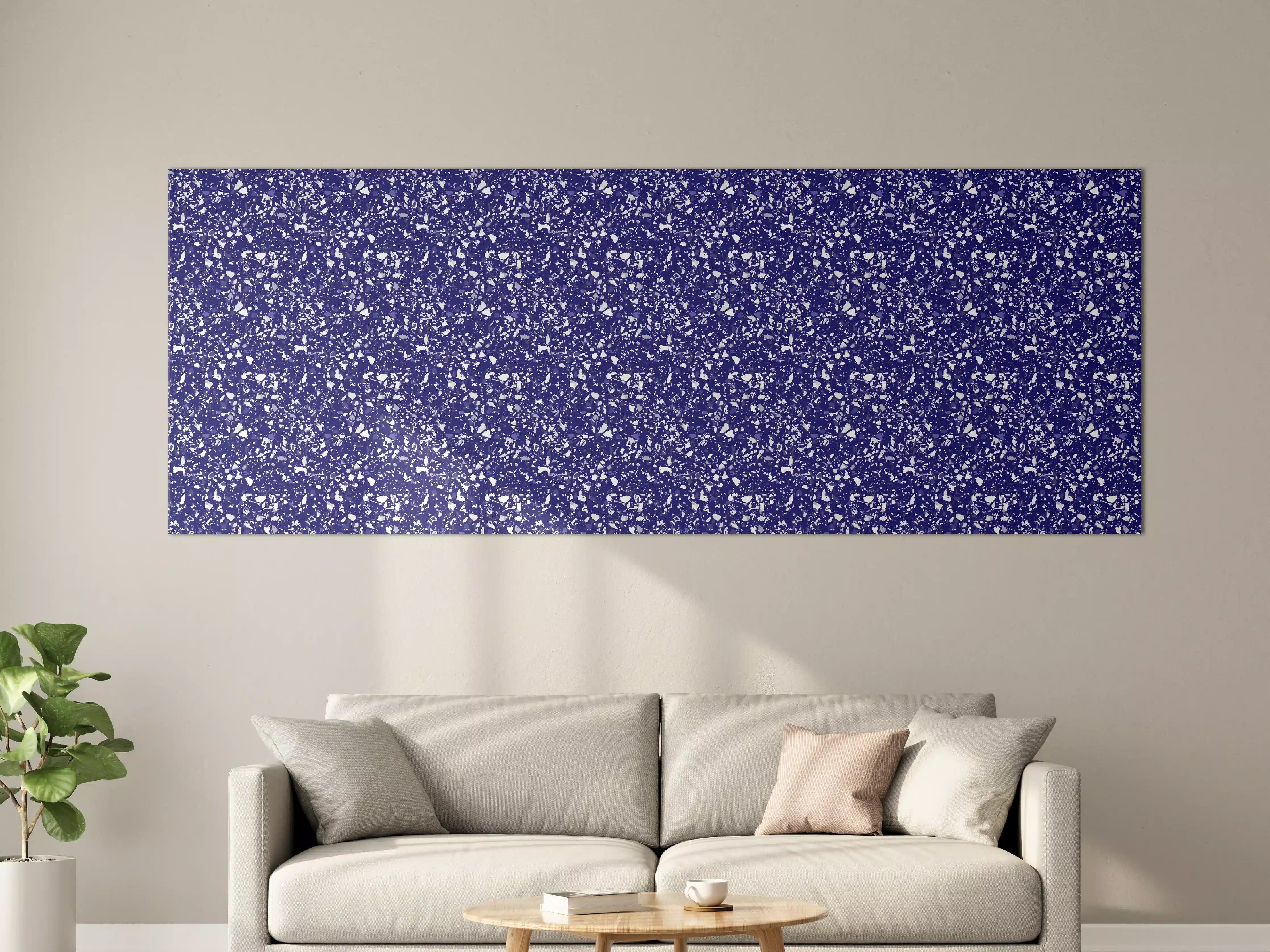 Große Wandbilder - Blauer Glitzer-Hintergrund