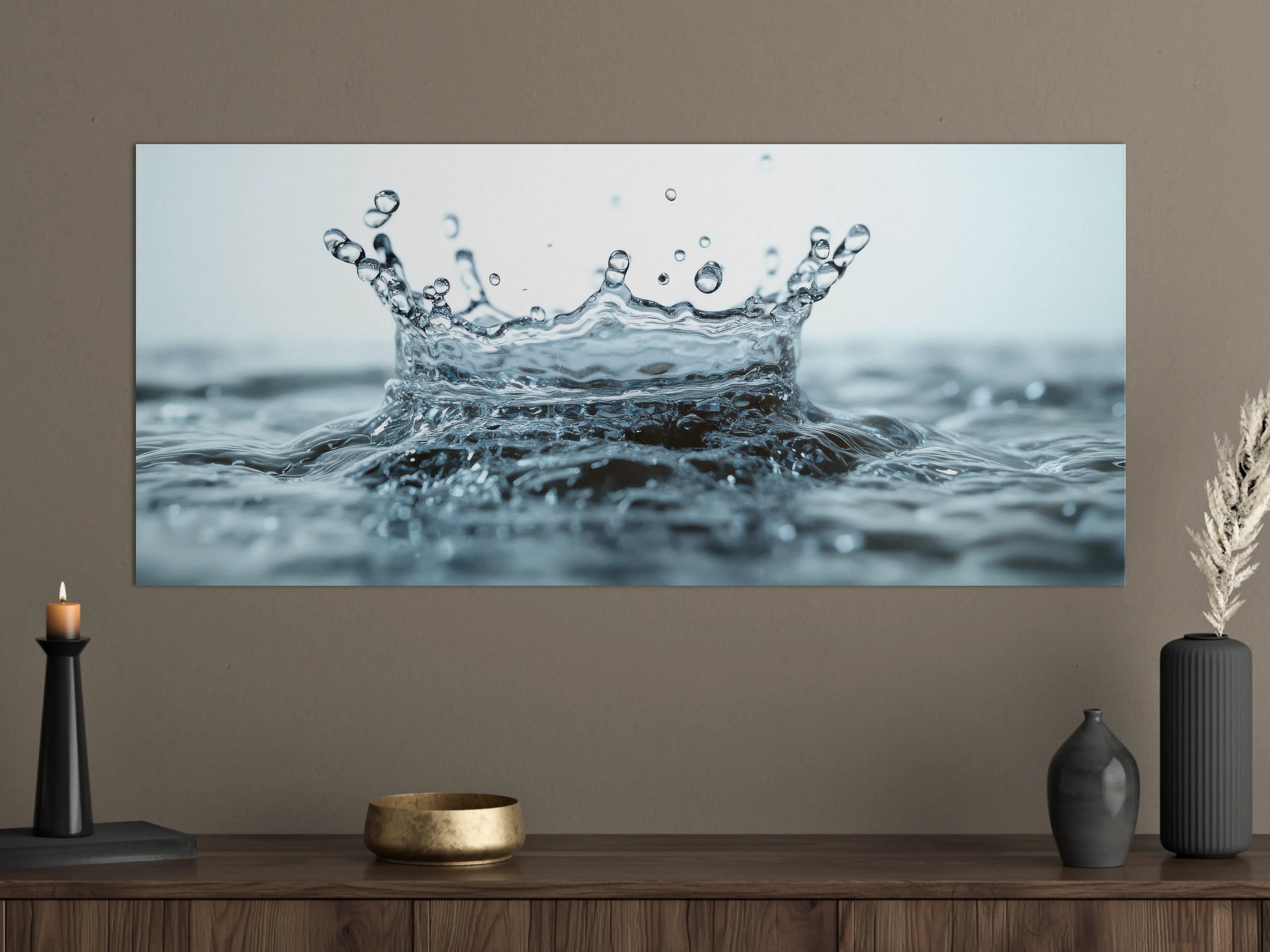 Große Wandbilder - Blauer Wasser-Splash