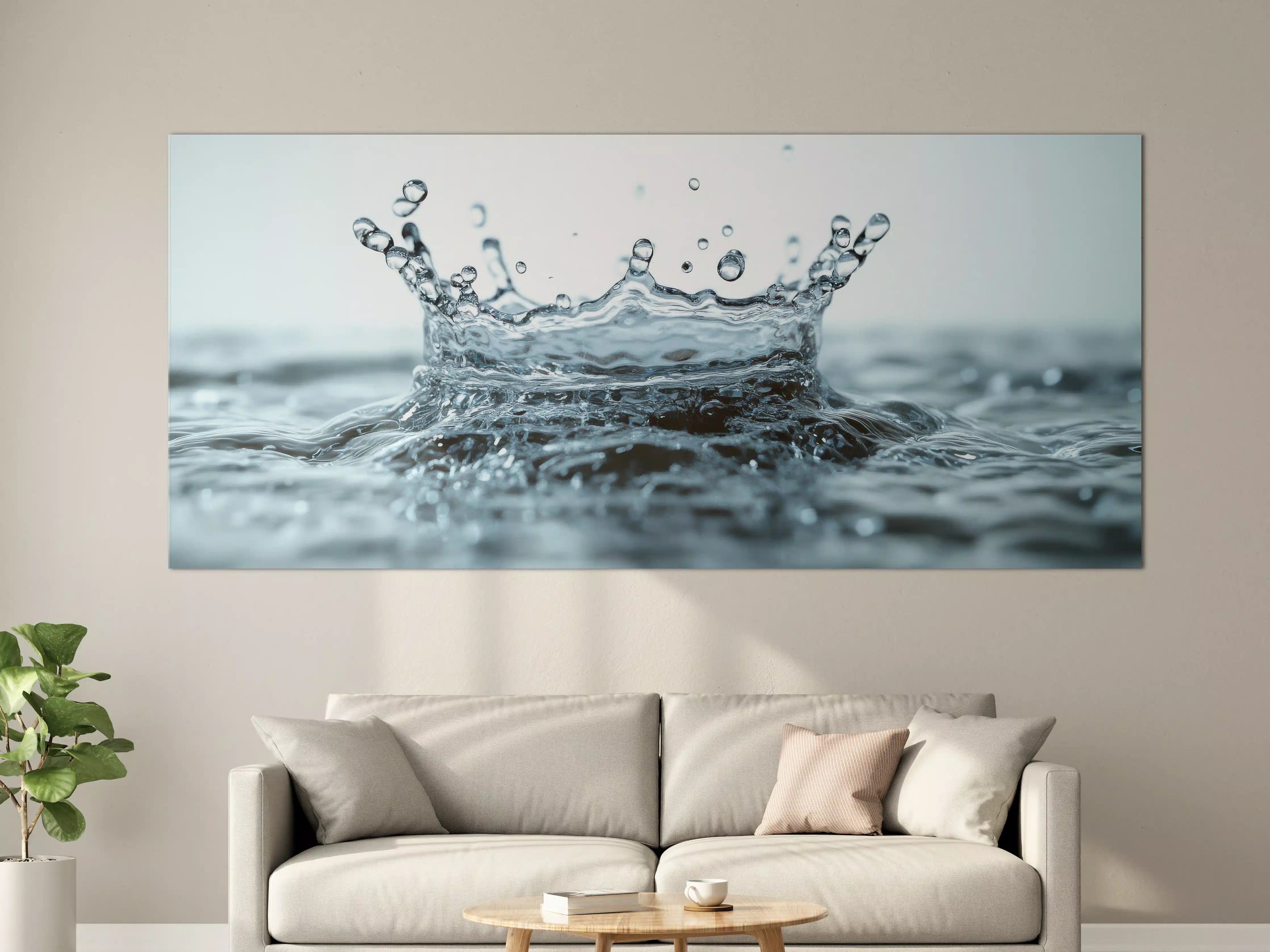 Große Wandbilder - Blauer Wasser-Splash