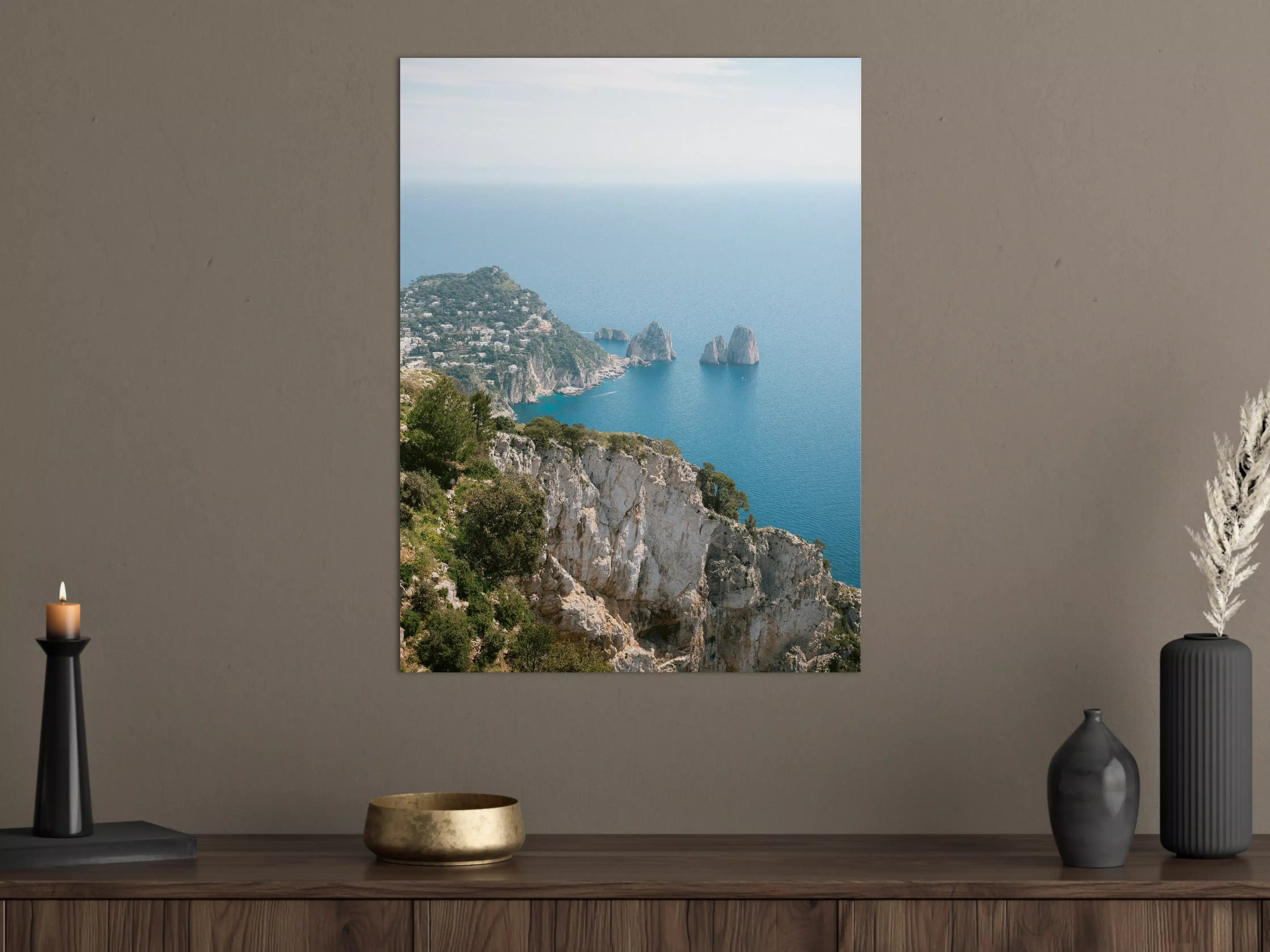Große Wandbilder - Blaues Meer an Italiens Küste