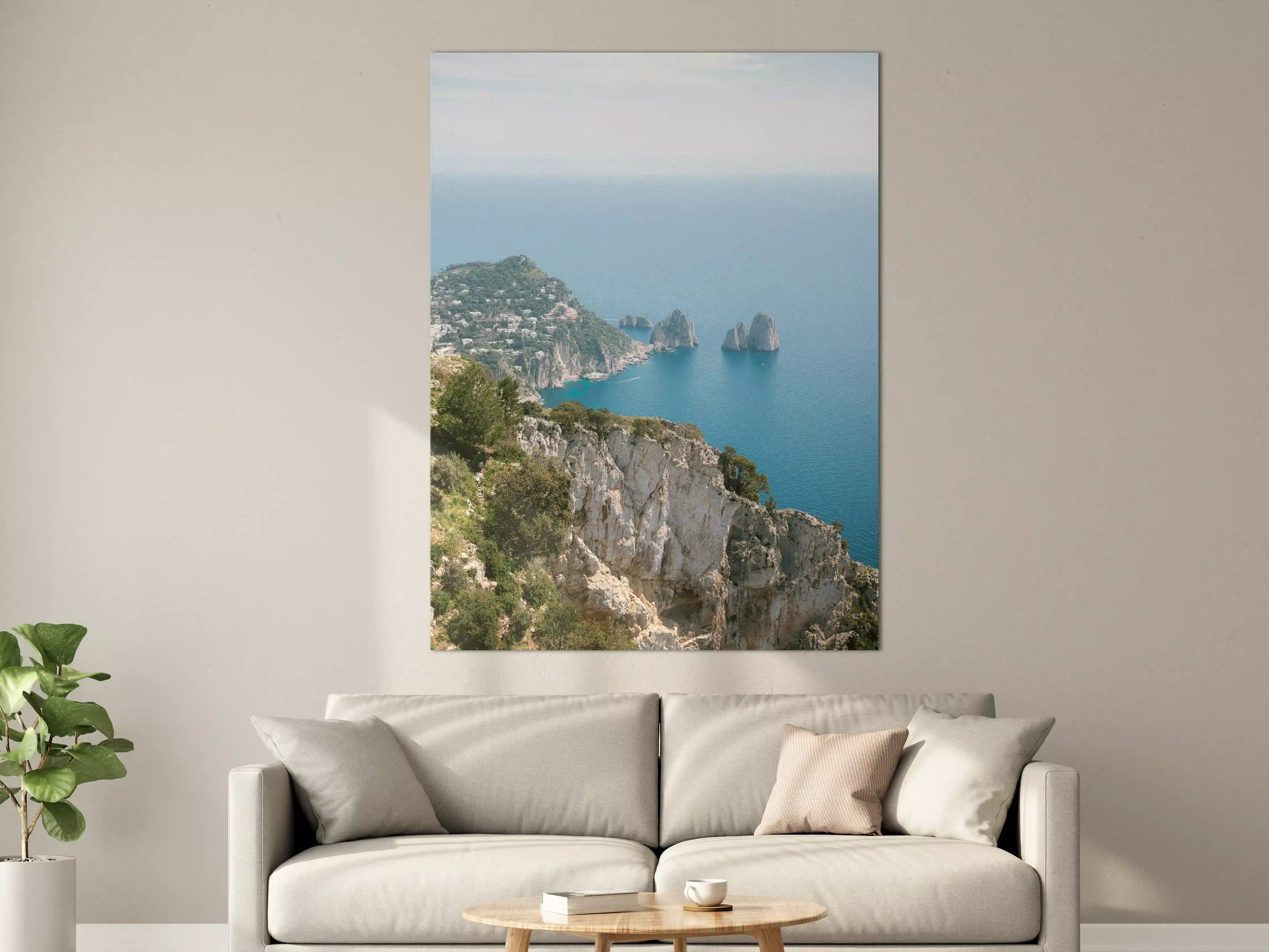 Große Wandbilder - Blaues Meer an Italiens Küste