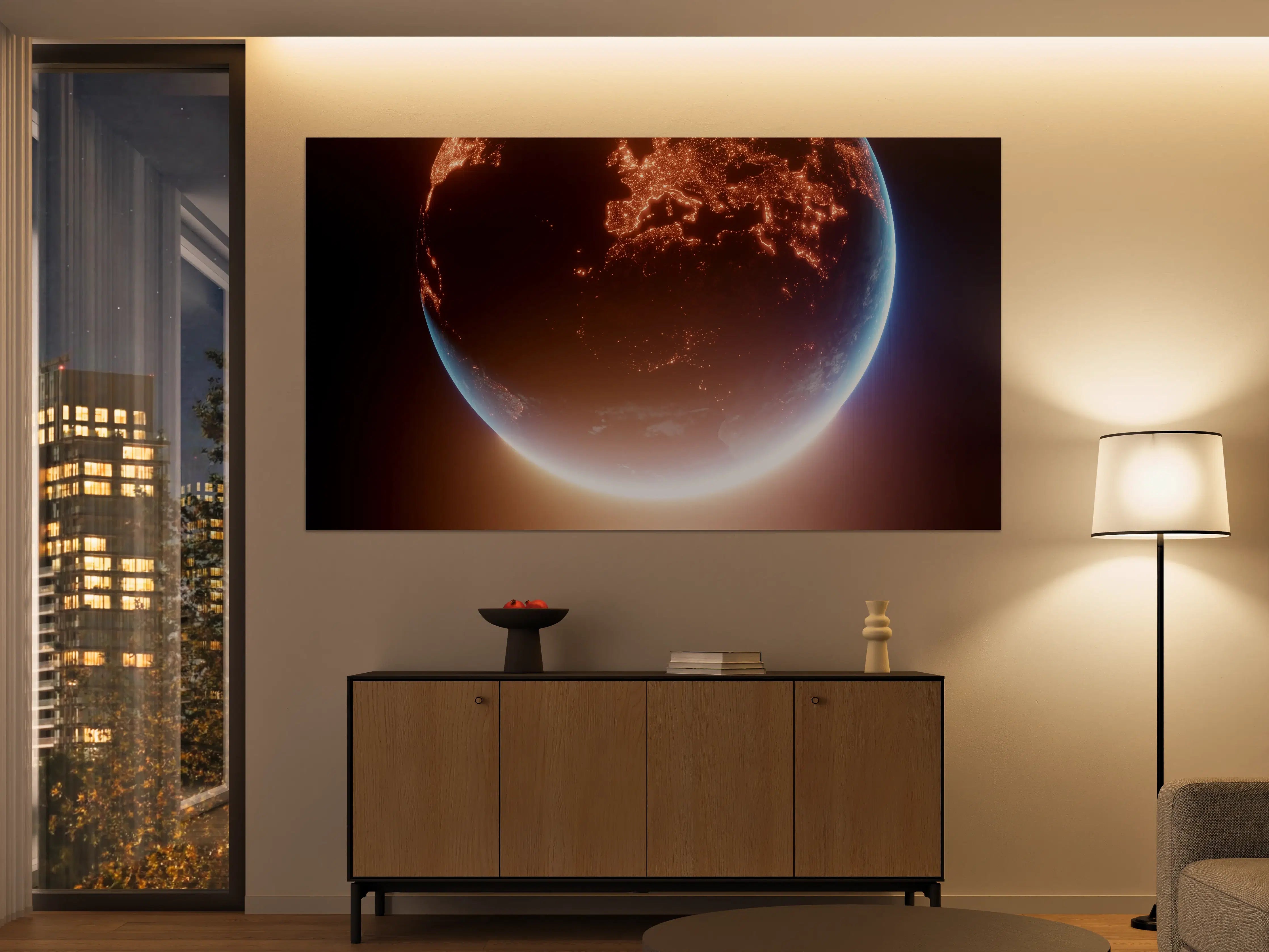 Große Wandbilder - Blick auf Planeten