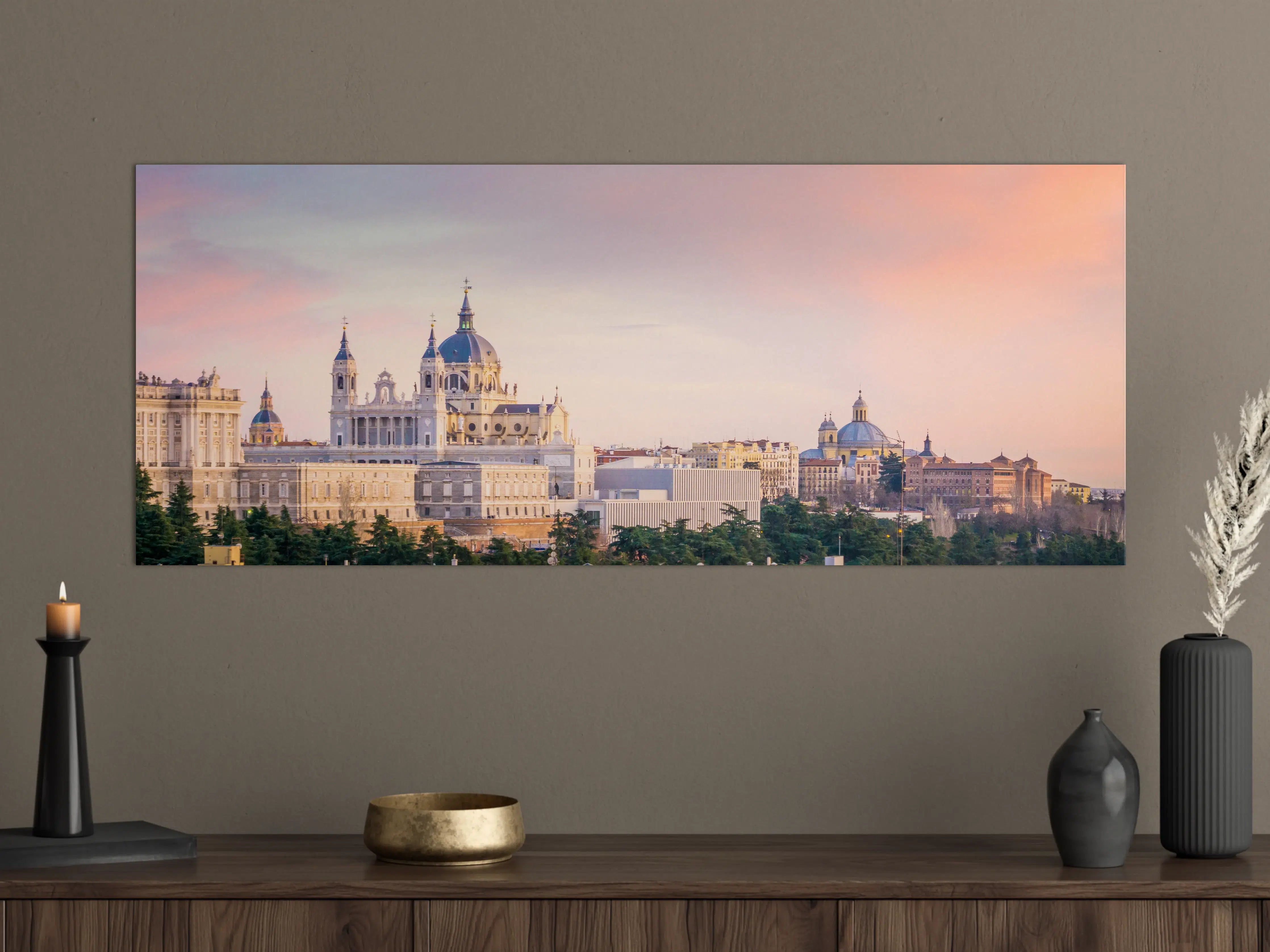 Große Wandbilder - Blick auf den Himmel über Madrid