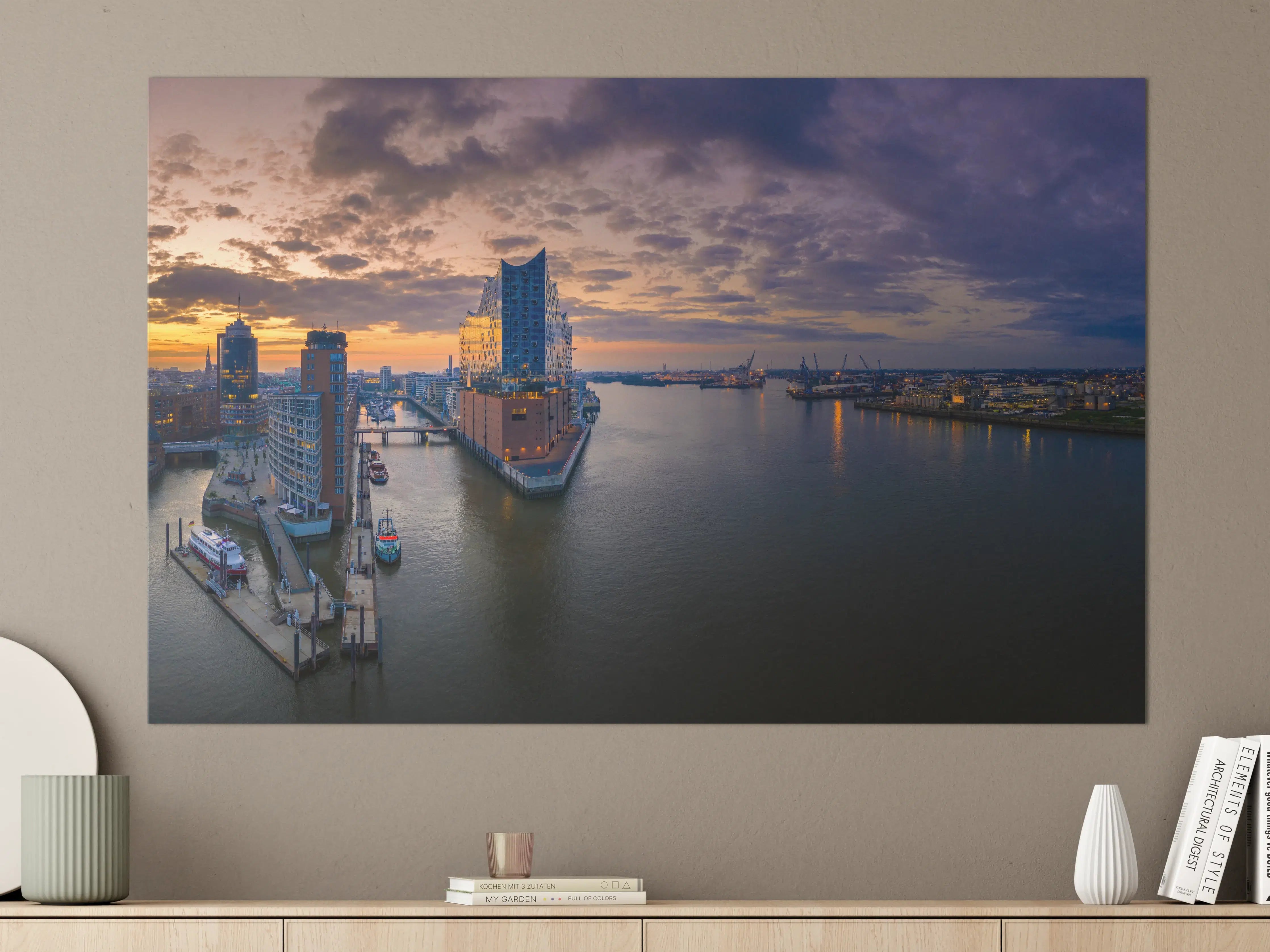 Große Wandbilder - Blick auf die Elbphilharmonie - Hamburg