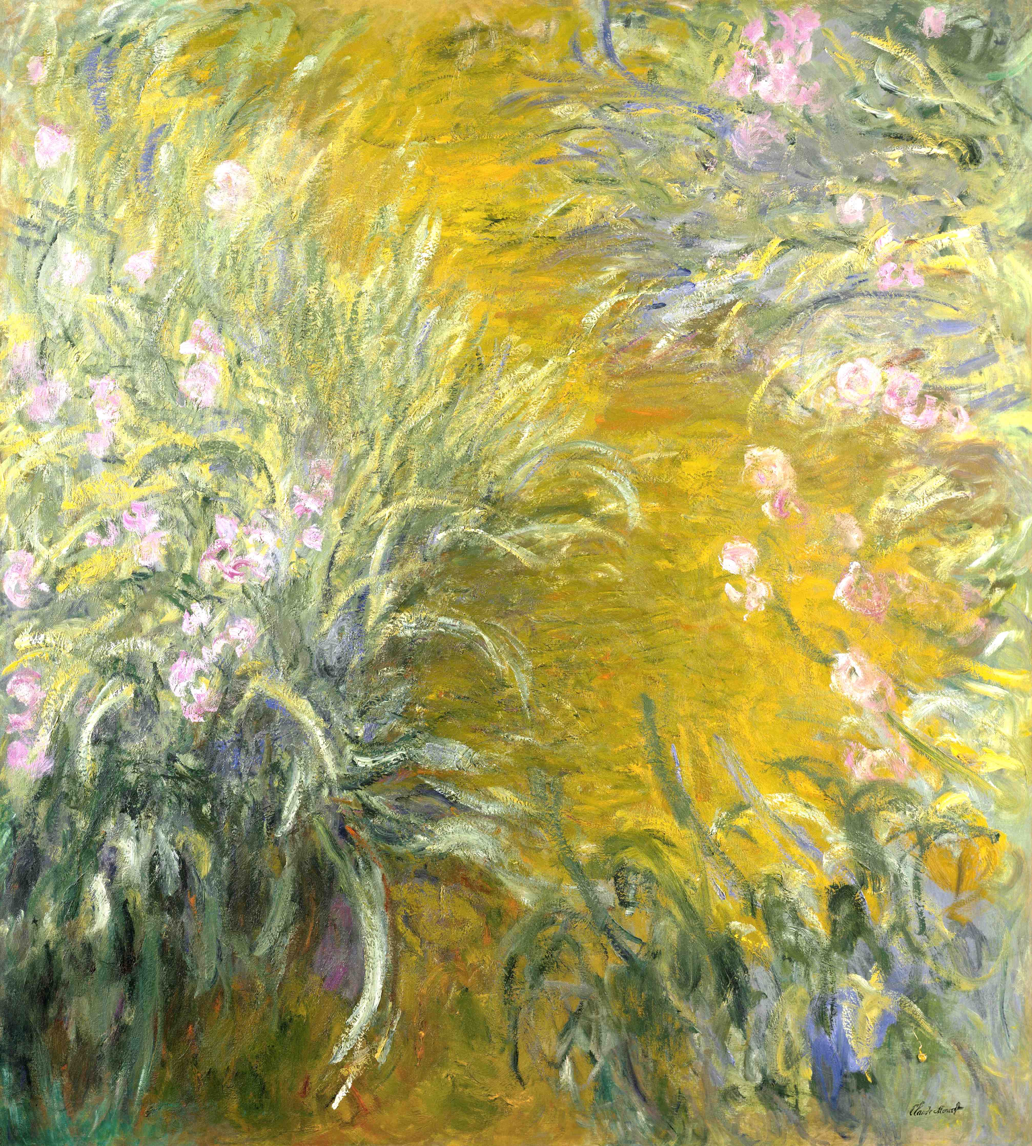 Große Wandbilder-Blumen im impressionistischen Stil