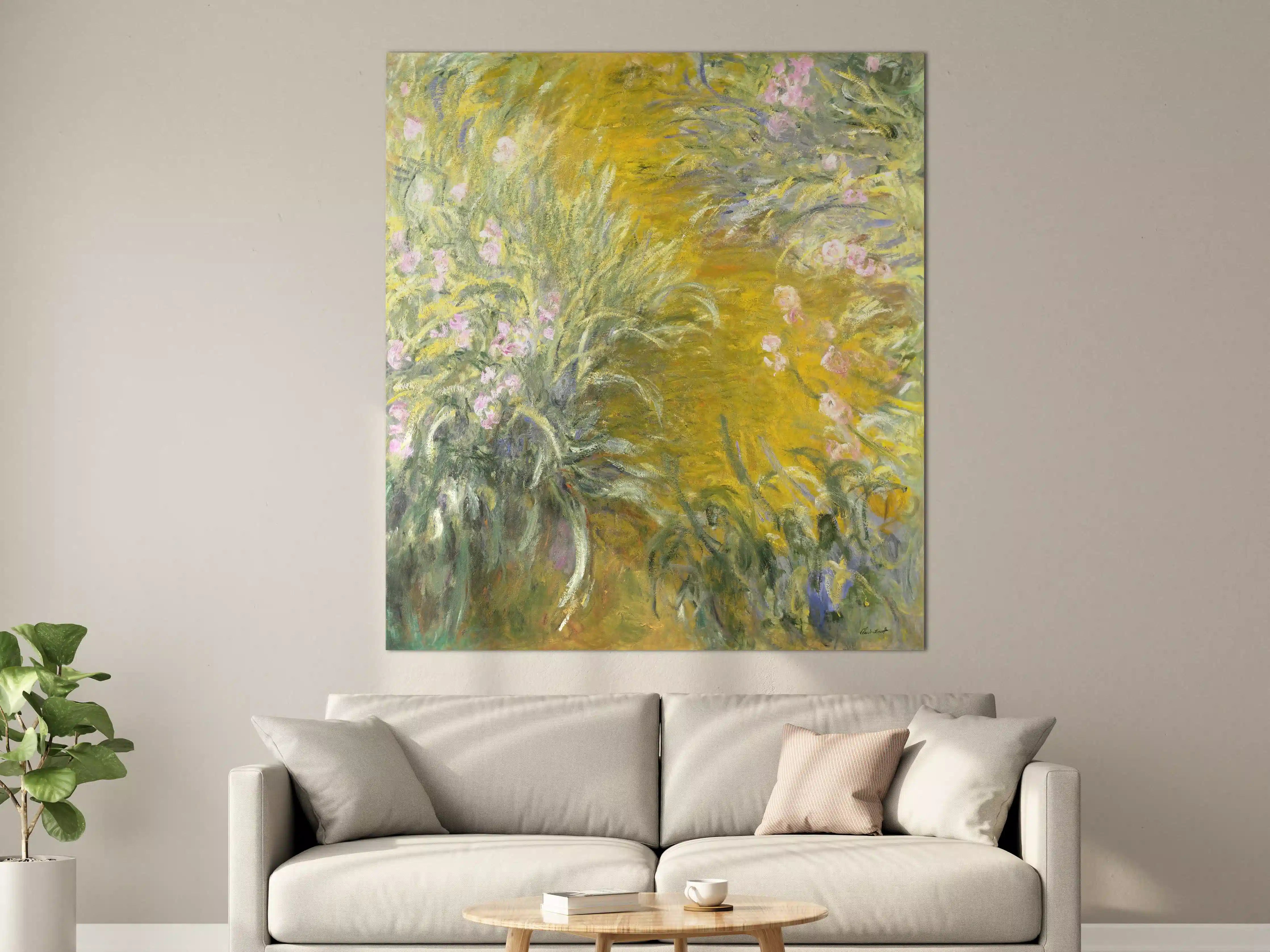 Große Wandbilder - Blumen im impressionistischen Stil