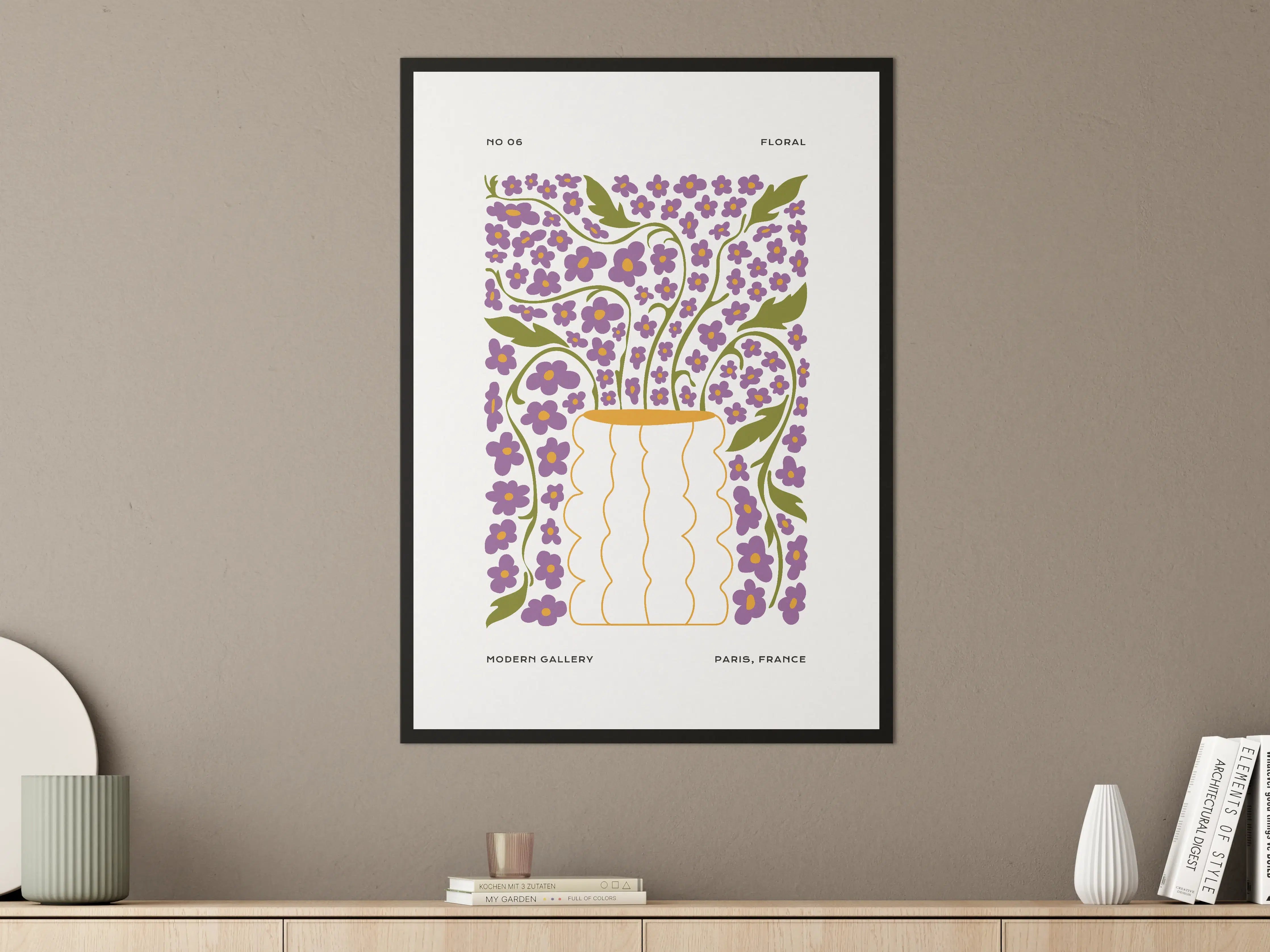 Große Wandbilder - Blumen im stilvollen Design