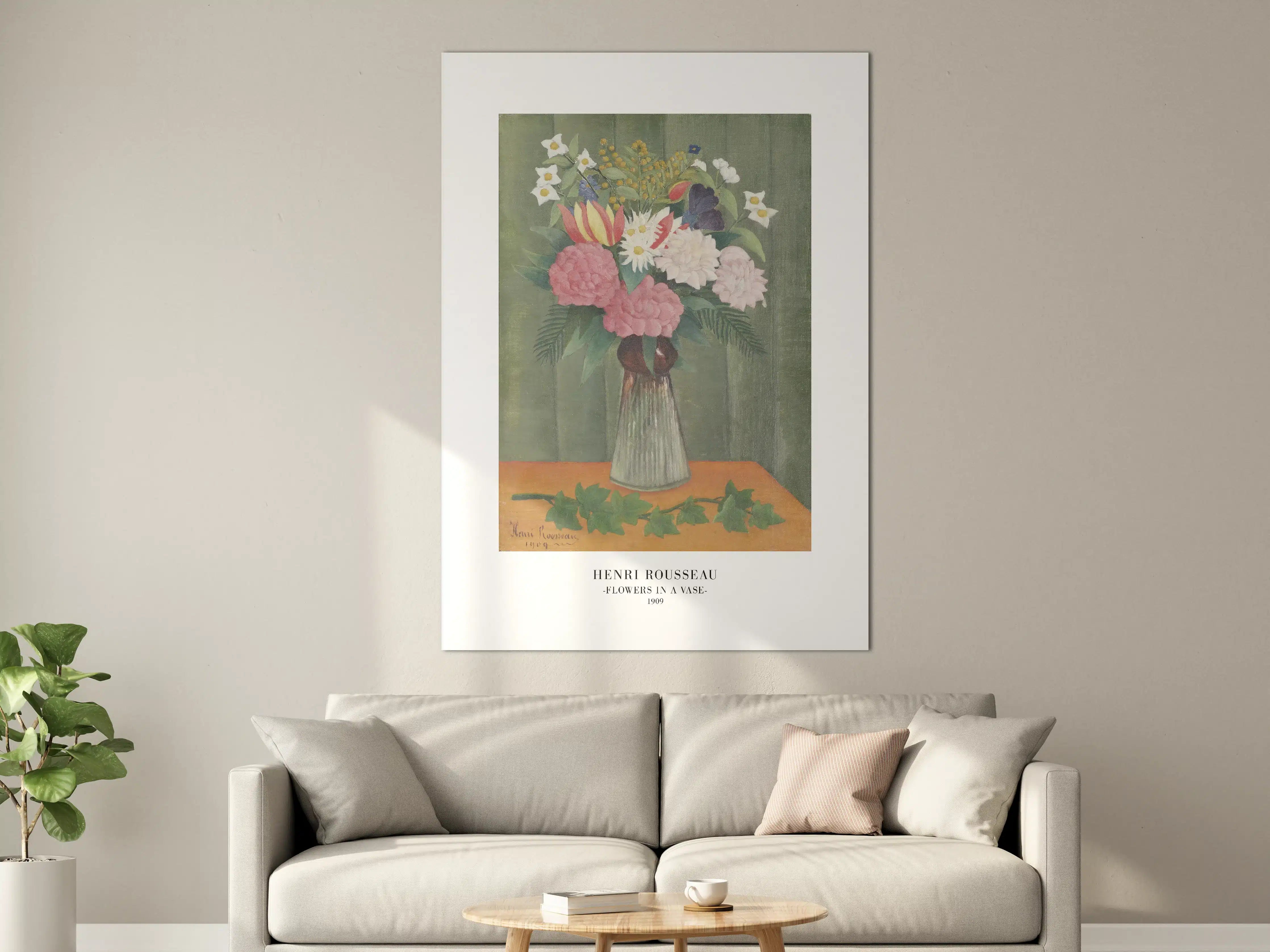 Große Wandbilder - Blumen in Vase Kunstmalerei