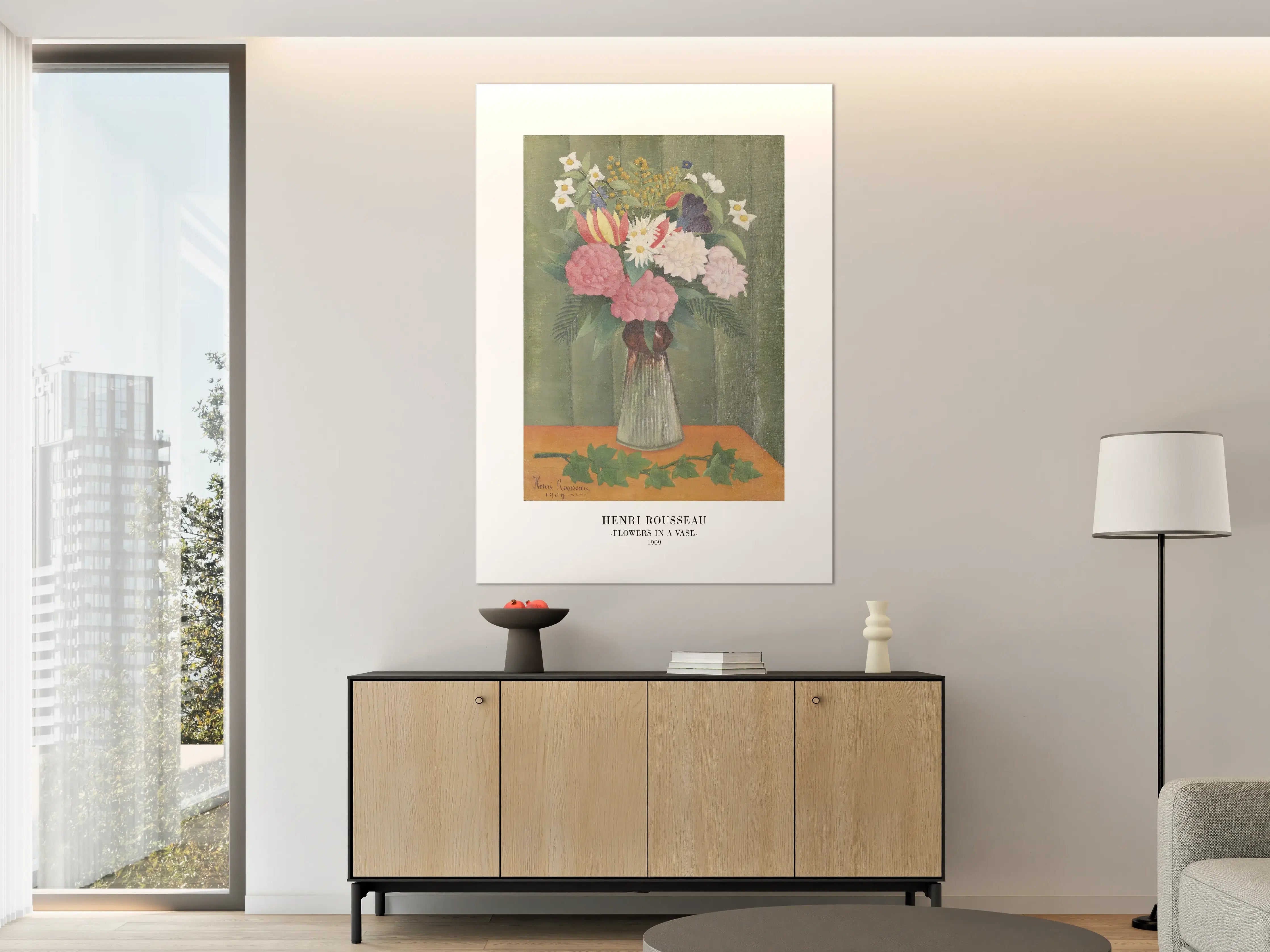 Große Wandbilder - Blumen in Vase Kunstmalerei