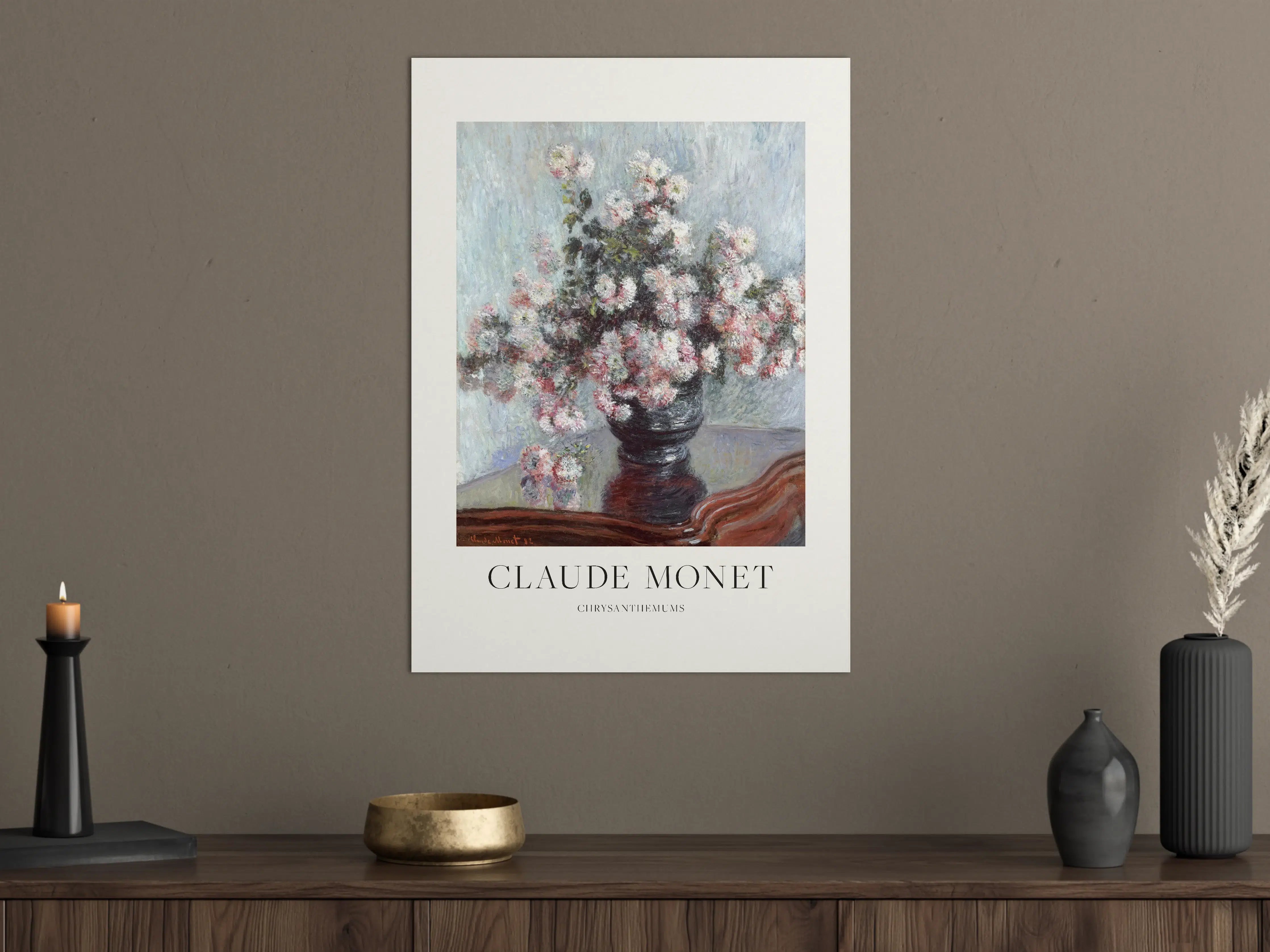 Große Wandbilder - Blumenstillleben in impressionistischem Stil
