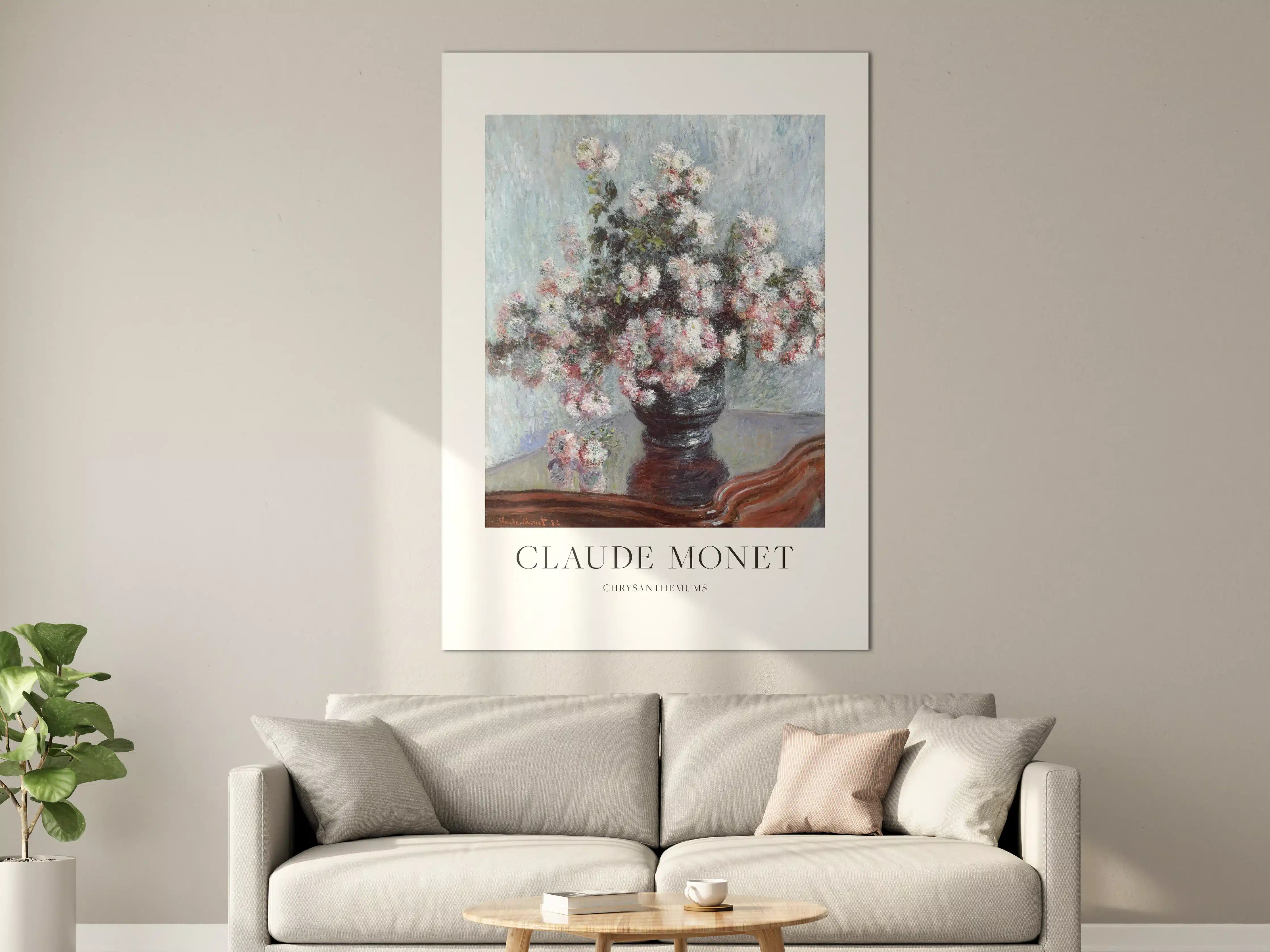 Große Wandbilder - Blumenstillleben in impressionistischem Stil