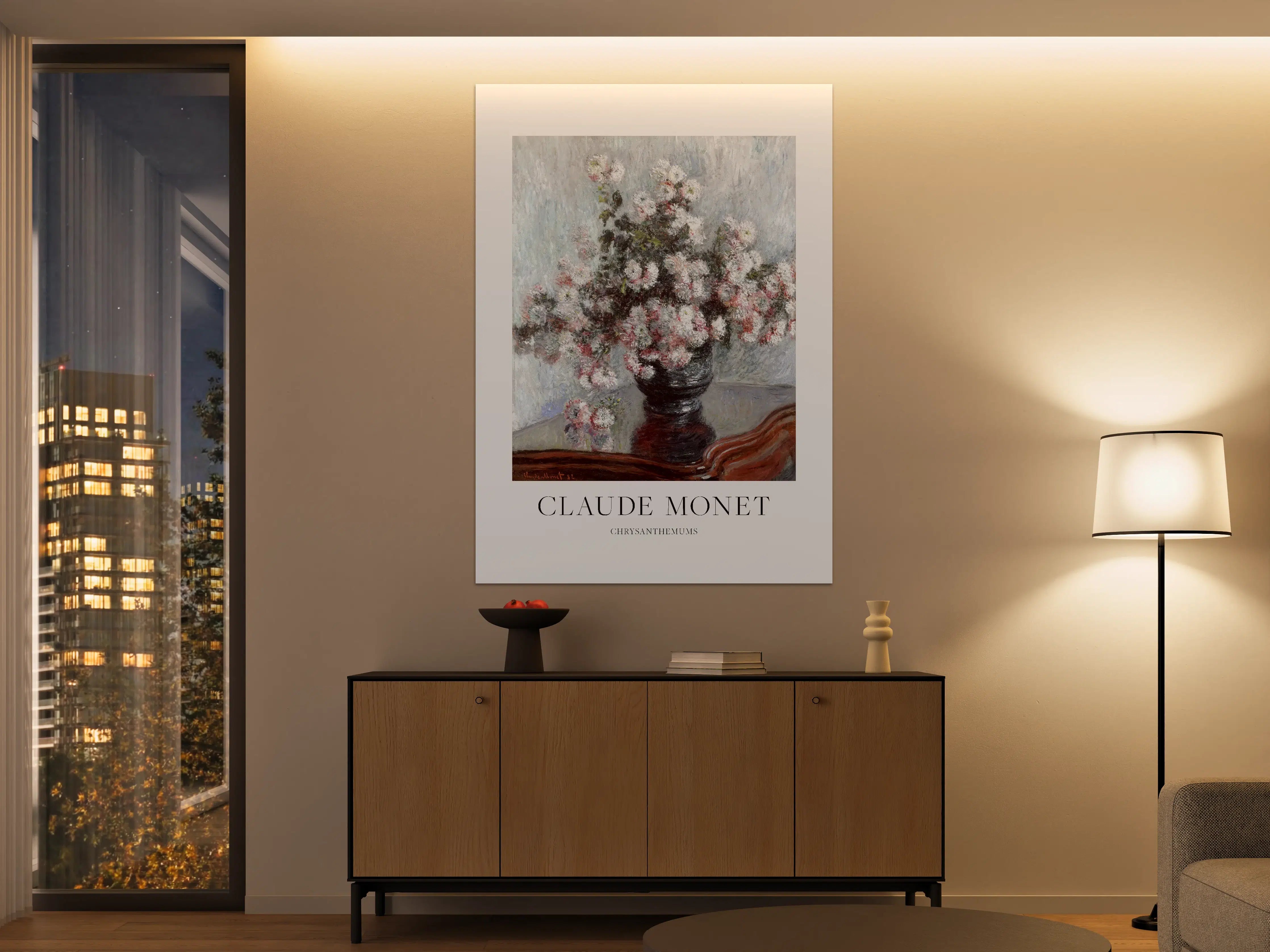 Große Wandbilder - Blumenstillleben in impressionistischem Stil