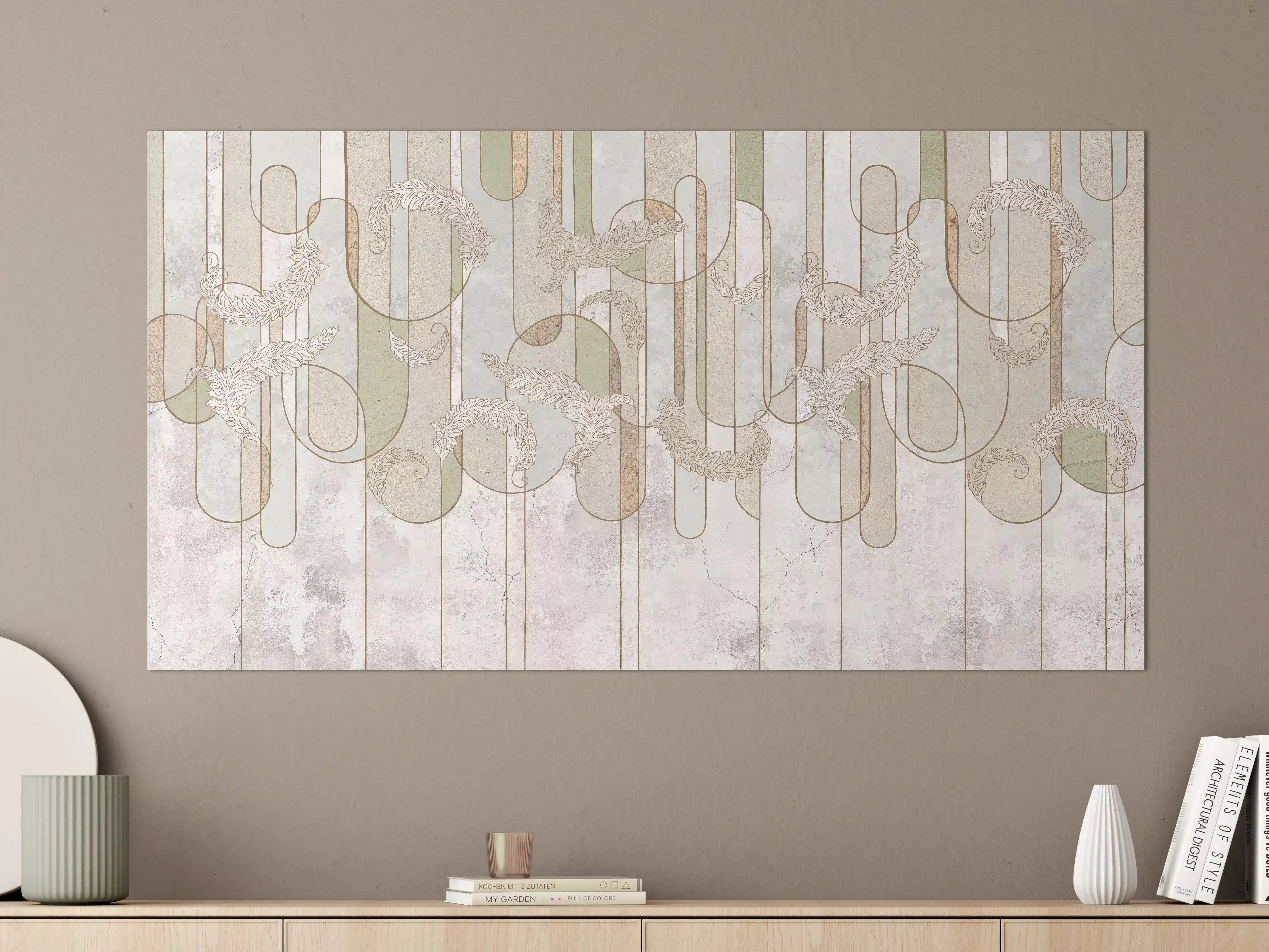 Große Wandbilder - Blumiges Loft Design