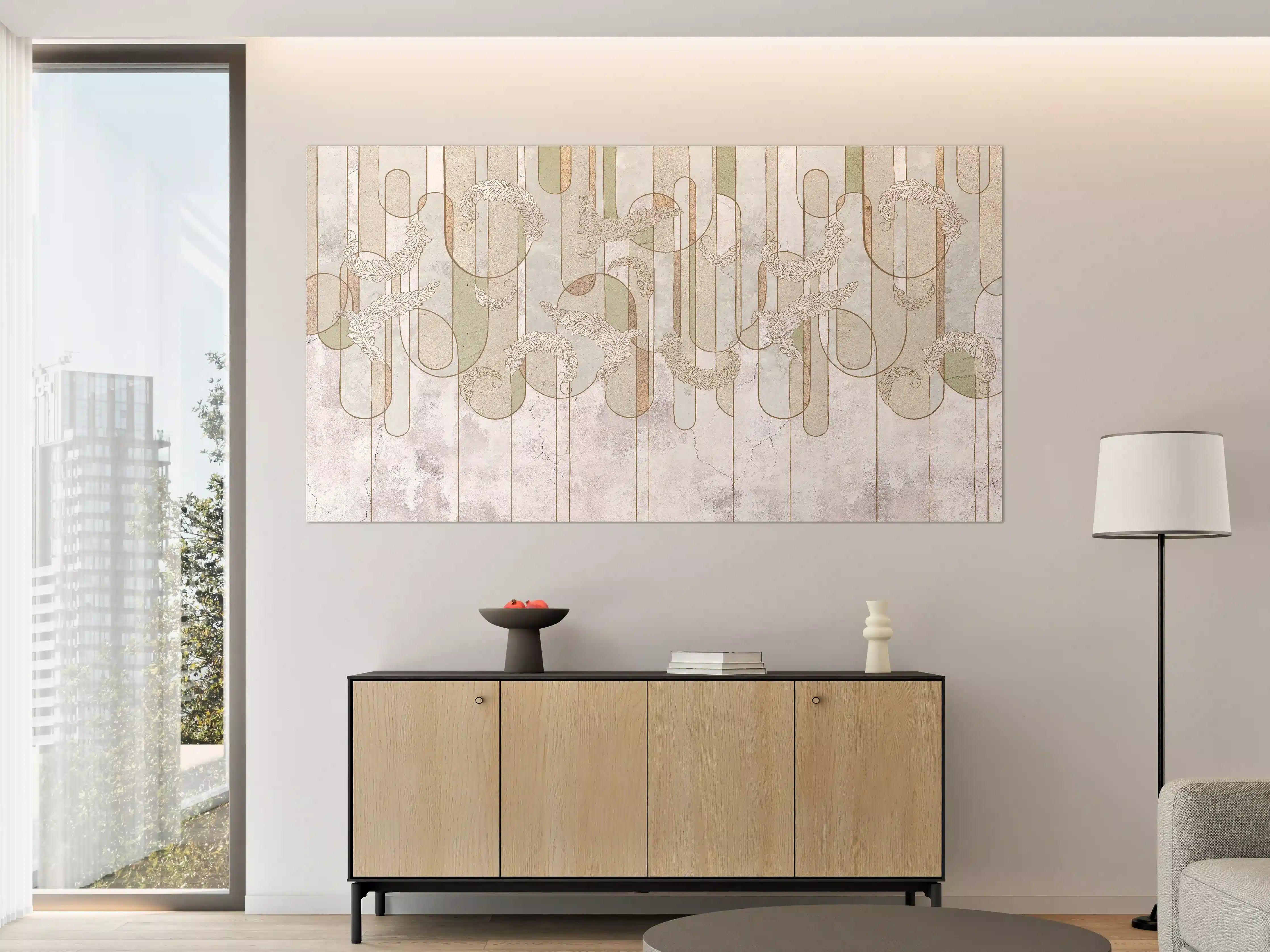 Große Wandbilder - Blumiges Loft Design
