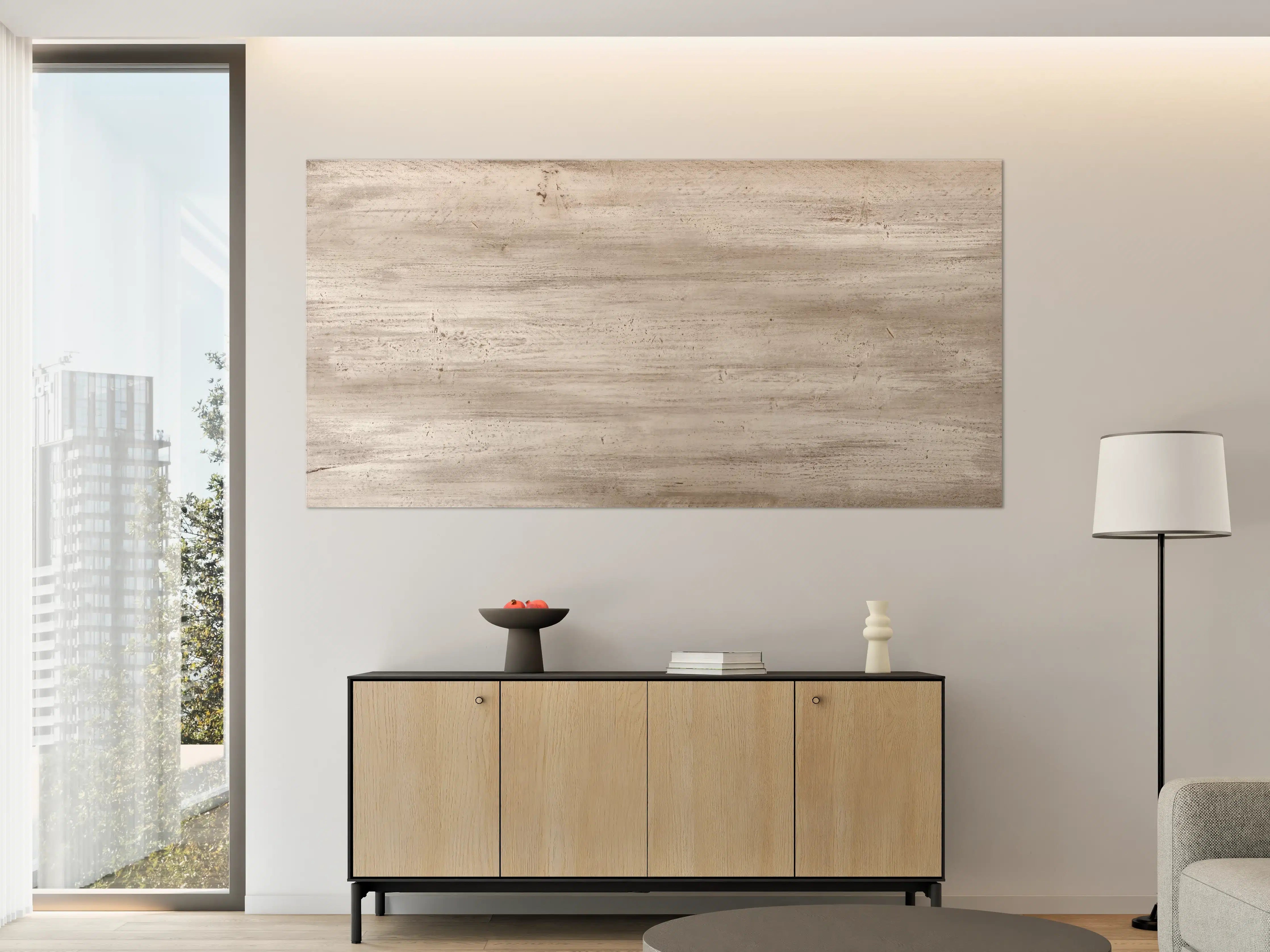 Große Wandbilder - Bräunliche alte Holztextur