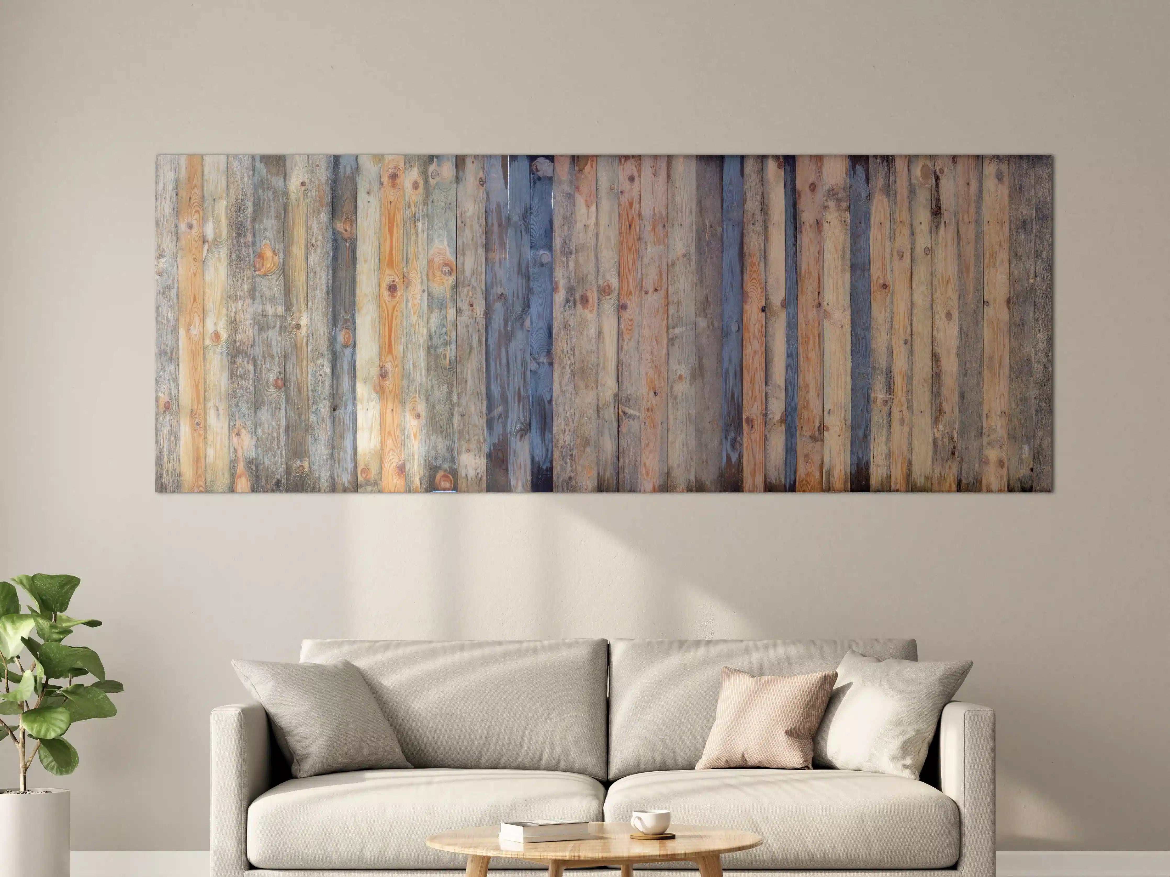 Große Wandbilder - Braune Holz Wandtextur