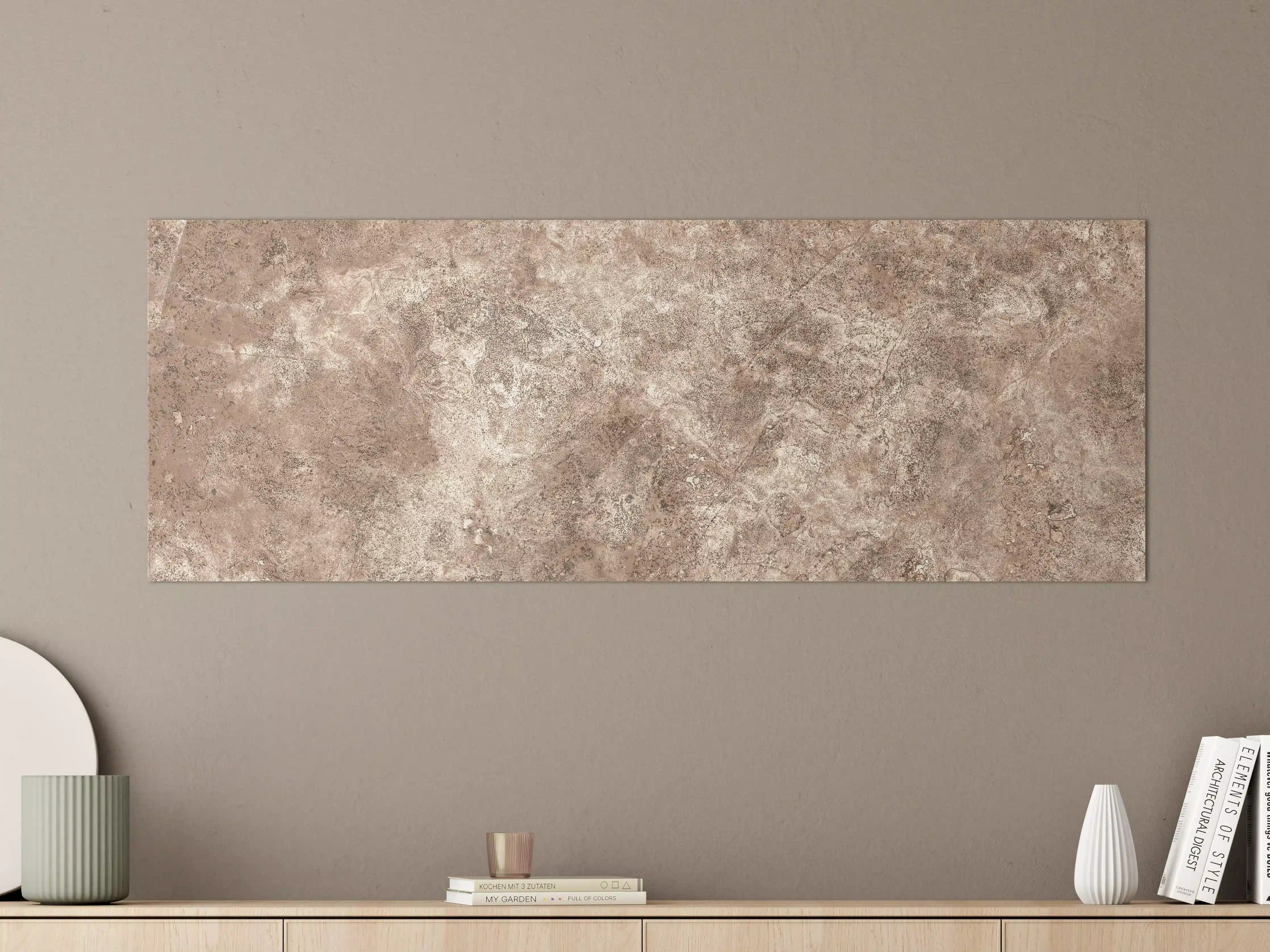 Große Wandbilder - Brauner alter Sandstein 2