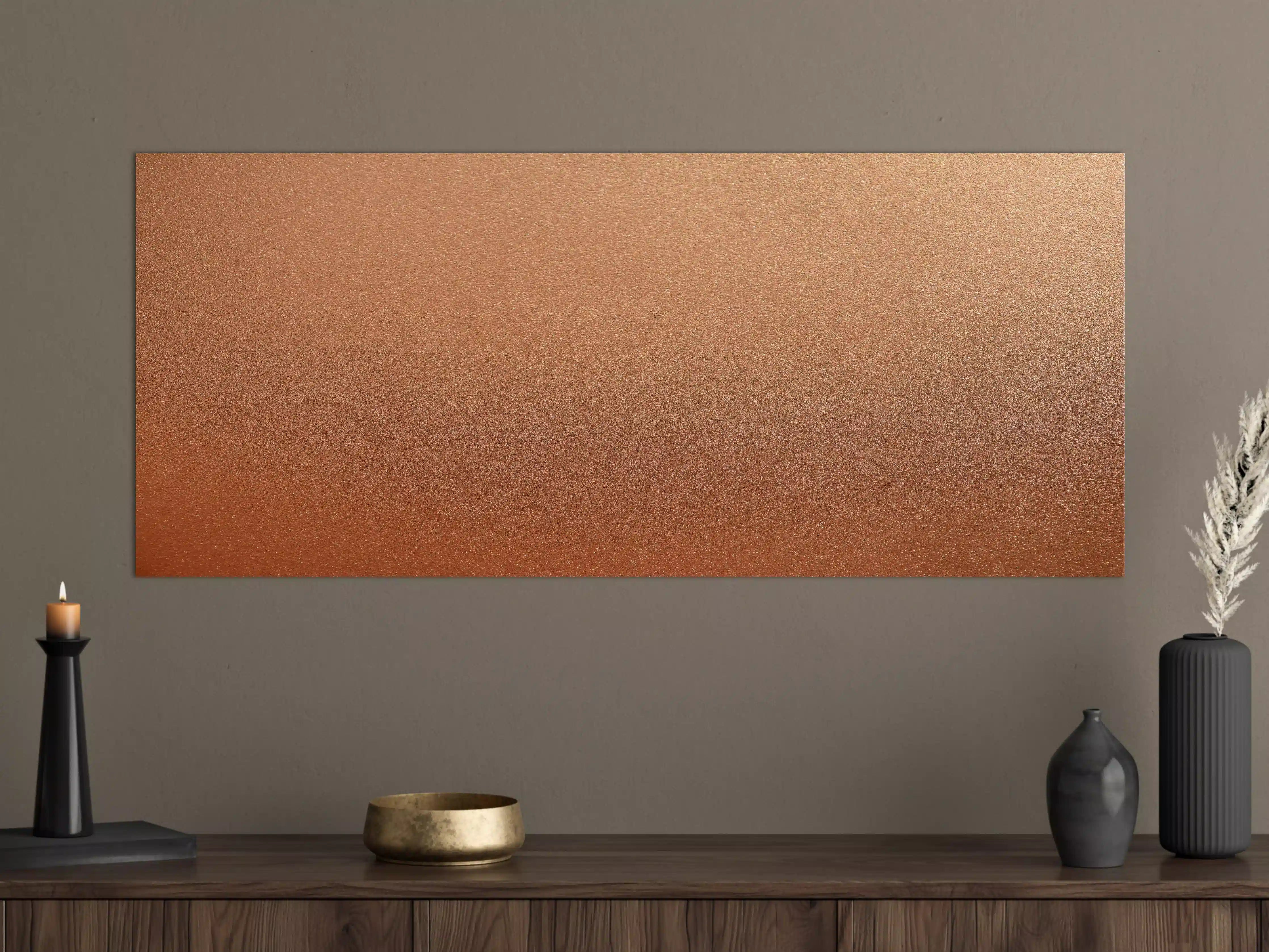 Große Wandbilder - Bronze Textur Panorama Hintergrund