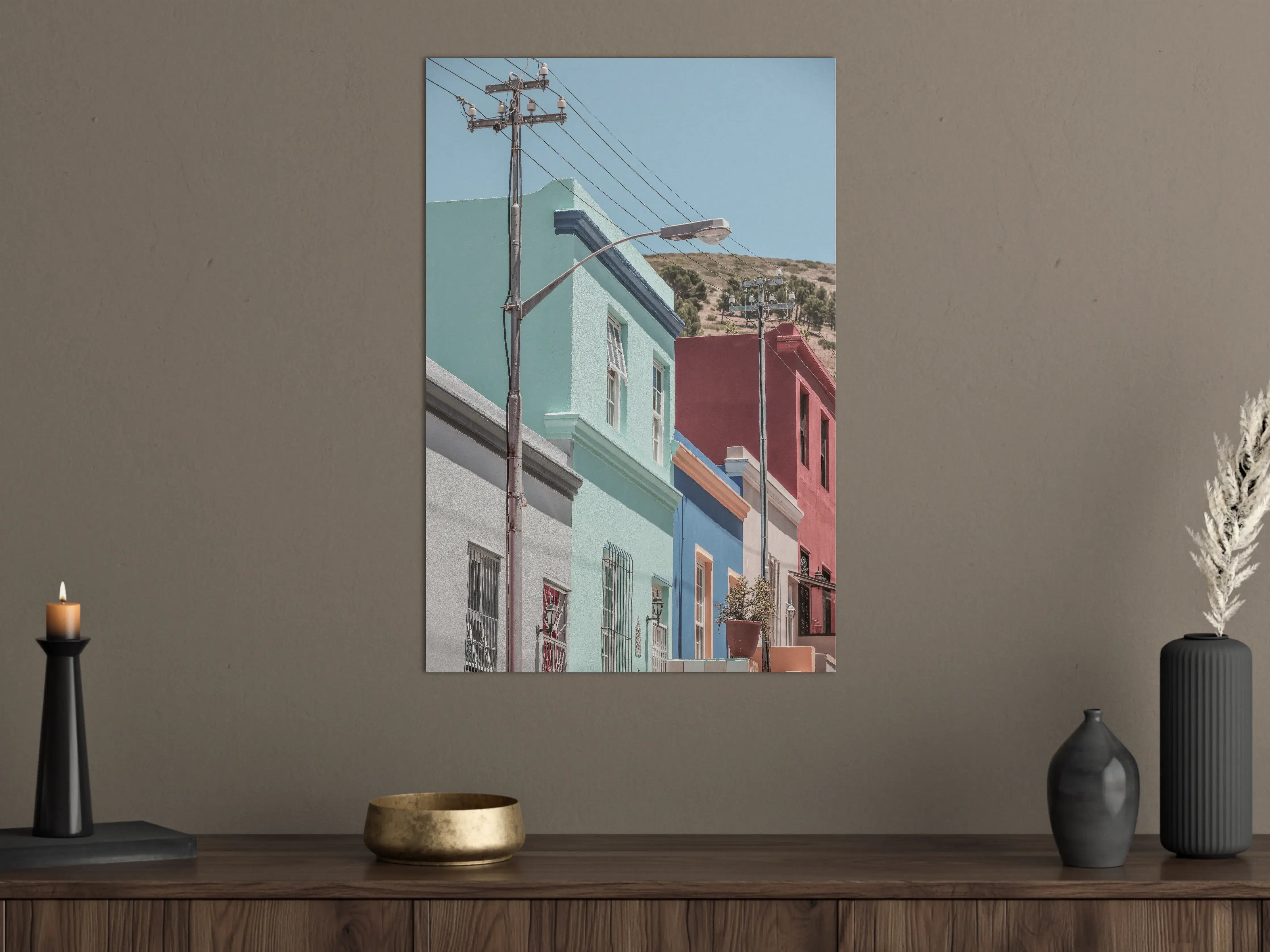 Große Wandbilder - Bunte Gebäude - Bo-Kaap, Kapstadt