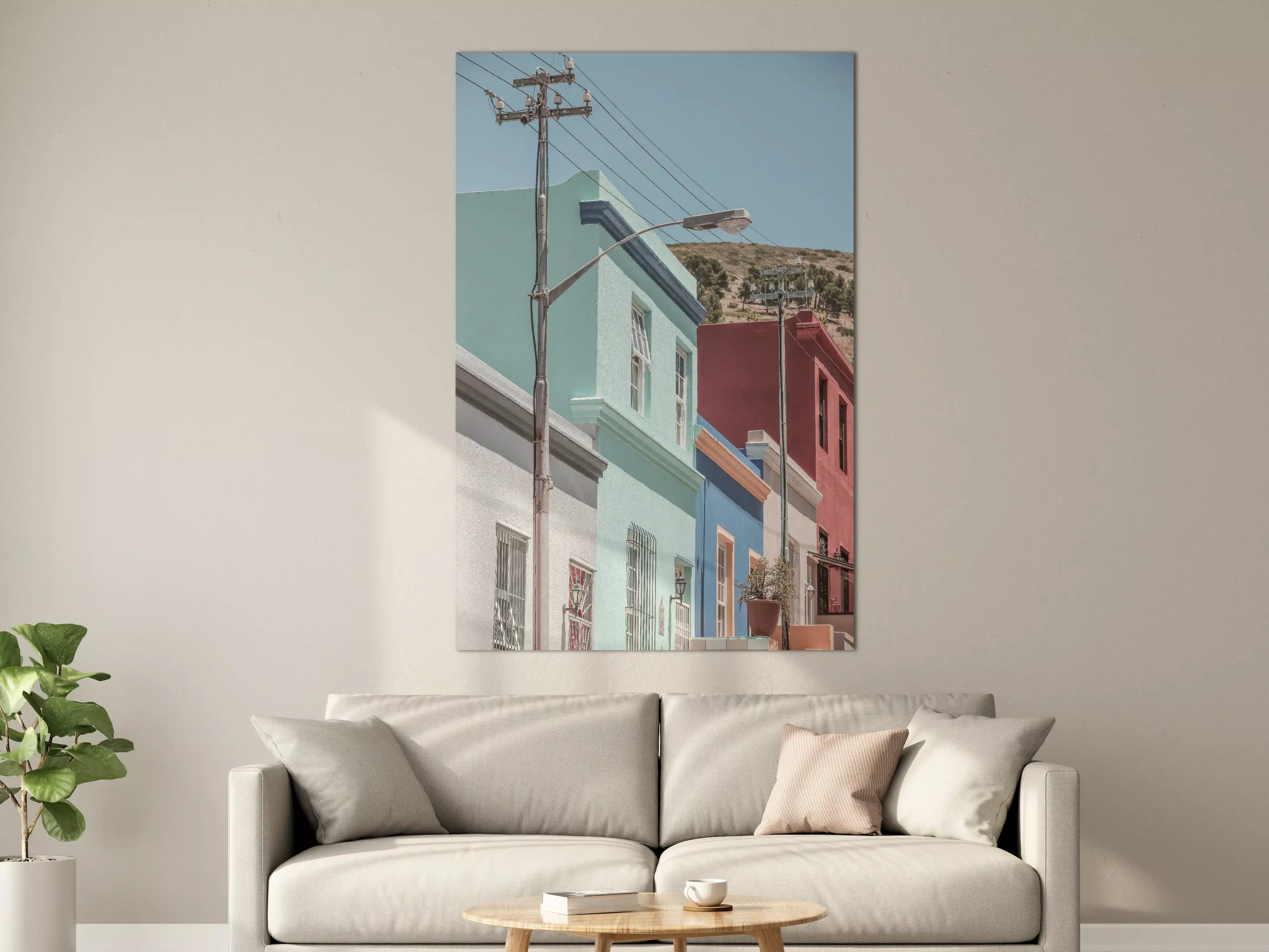 Große Wandbilder - Bunte Gebäude - Bo-Kaap, Kapstadt