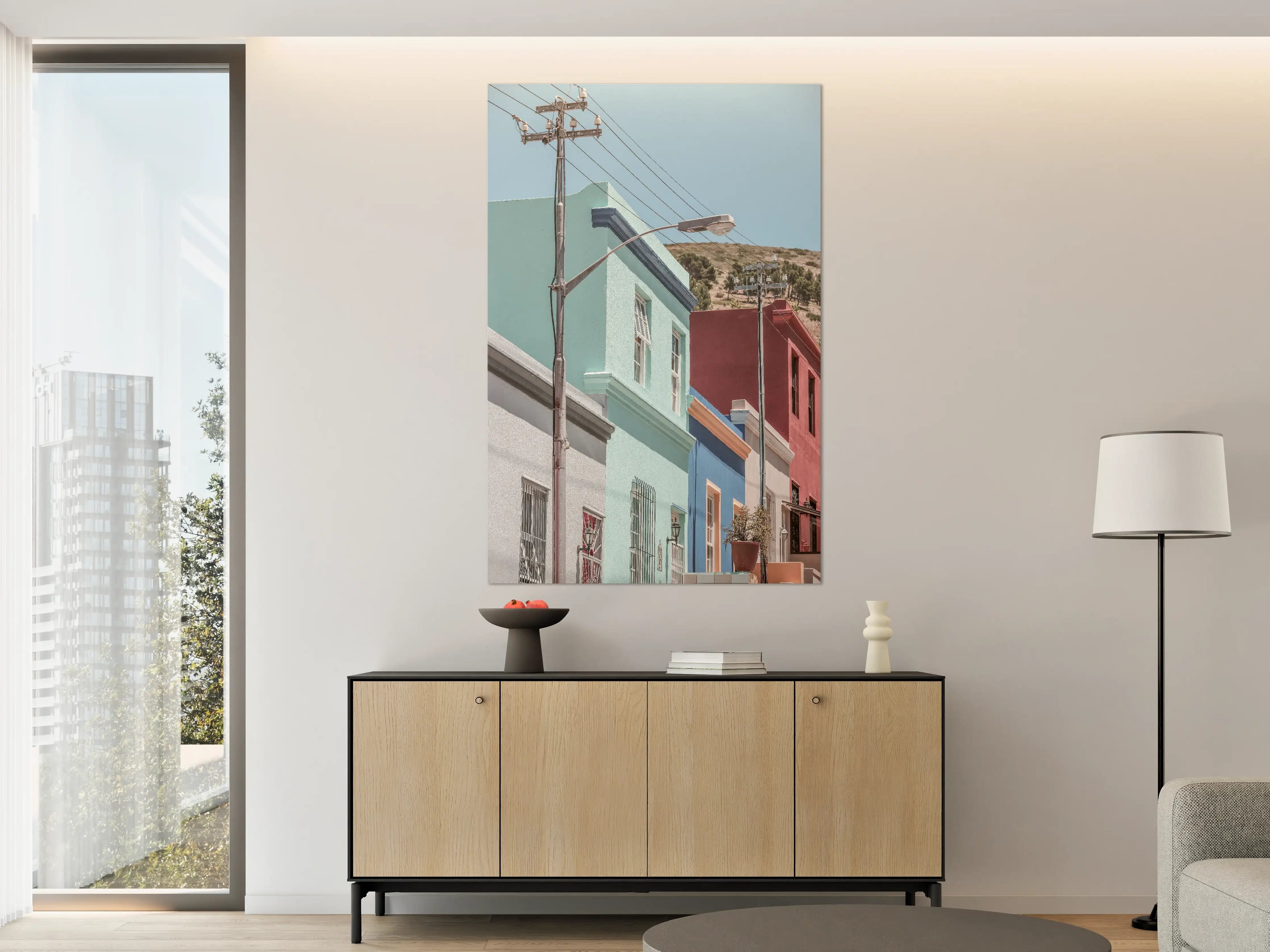 Große Wandbilder - Bunte Gebäude - Bo-Kaap, Kapstadt