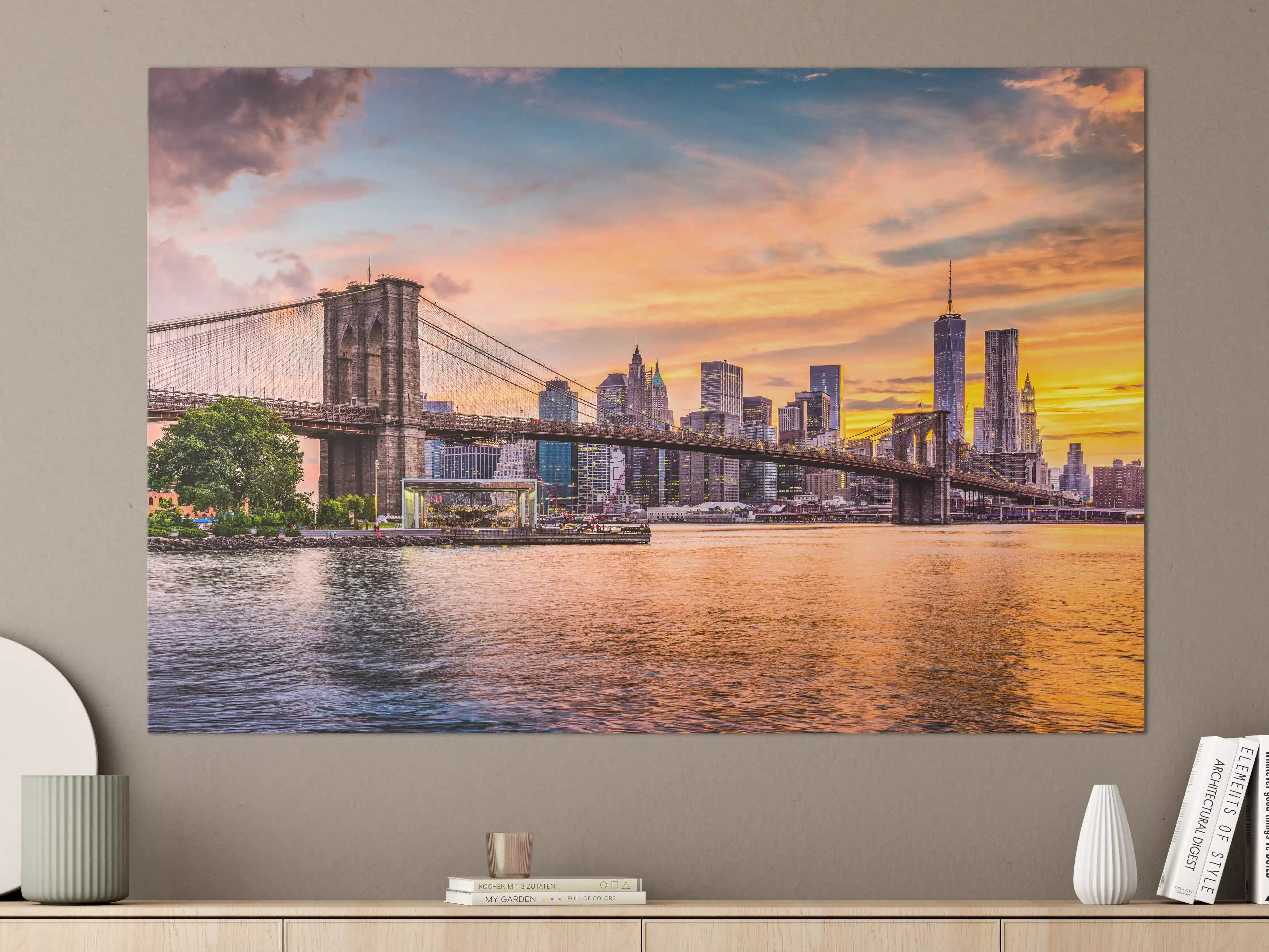 Große Wandbilder - Bunte New York Skyline